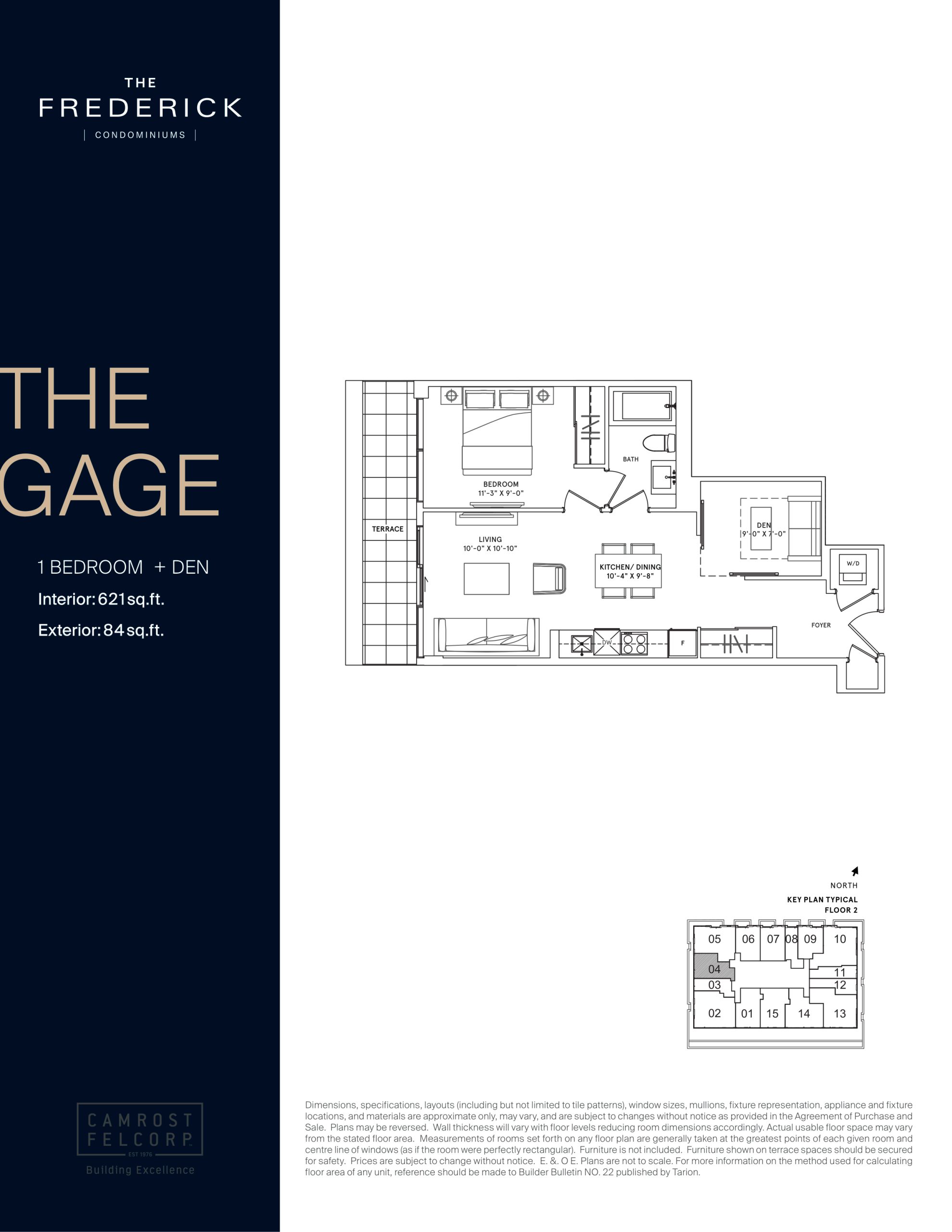 The Gage plan preview