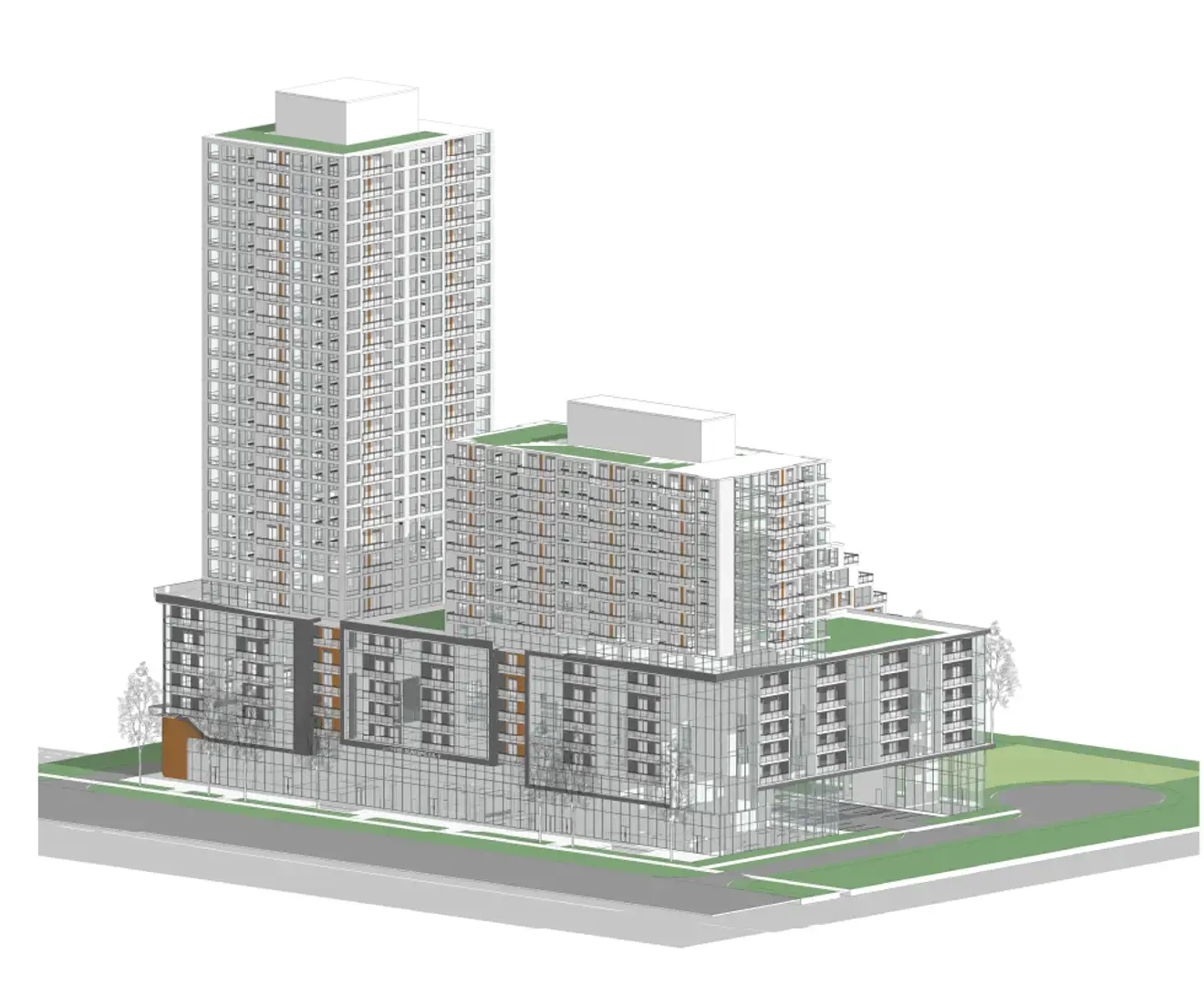 The Garden Series on Finch, Toronto. Artist’s rendering.