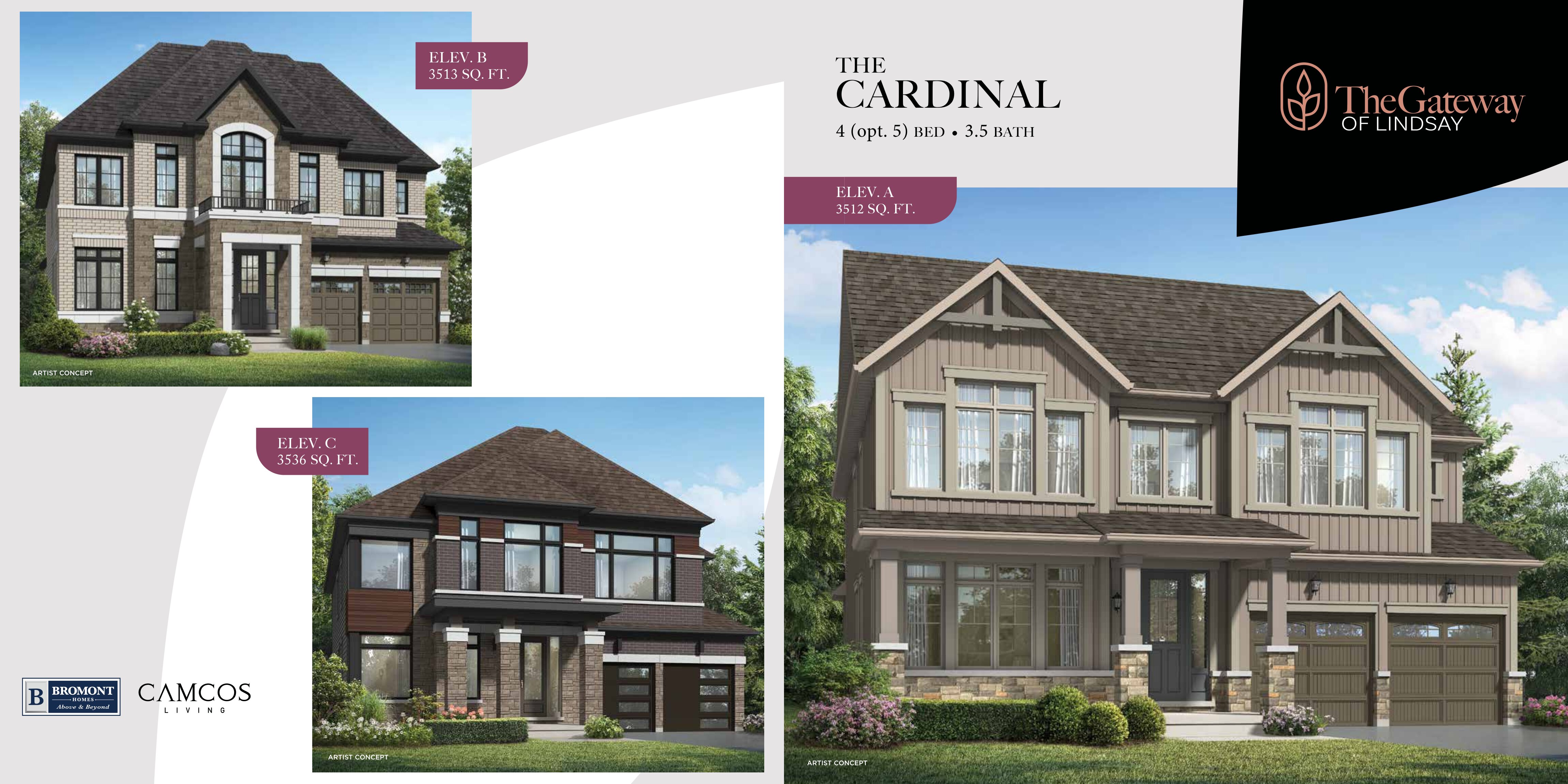 The Cardinal - Elev. A floor plan