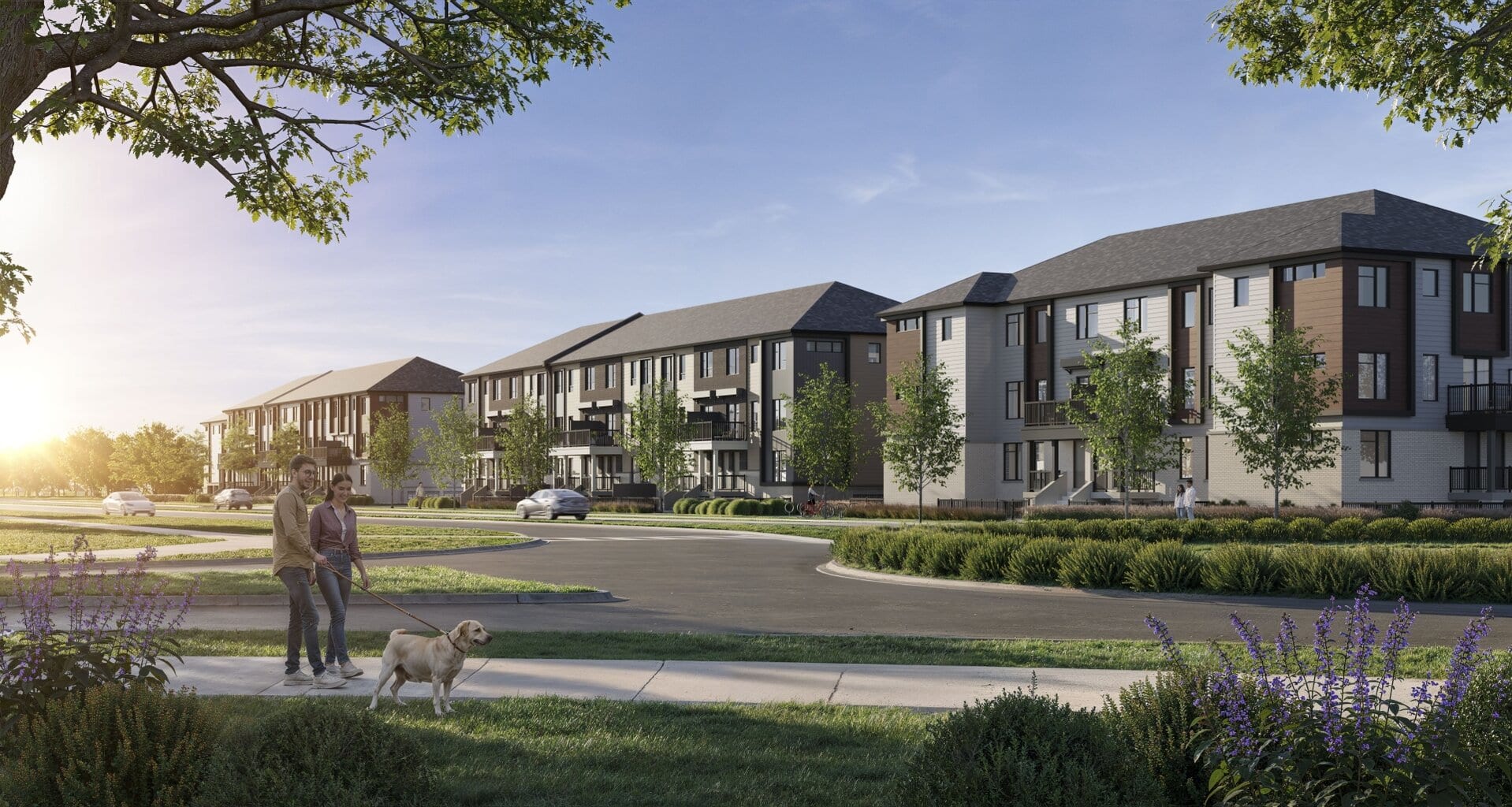 The Heights of Harmony Towns, Oshawa. Artist’s rendering.