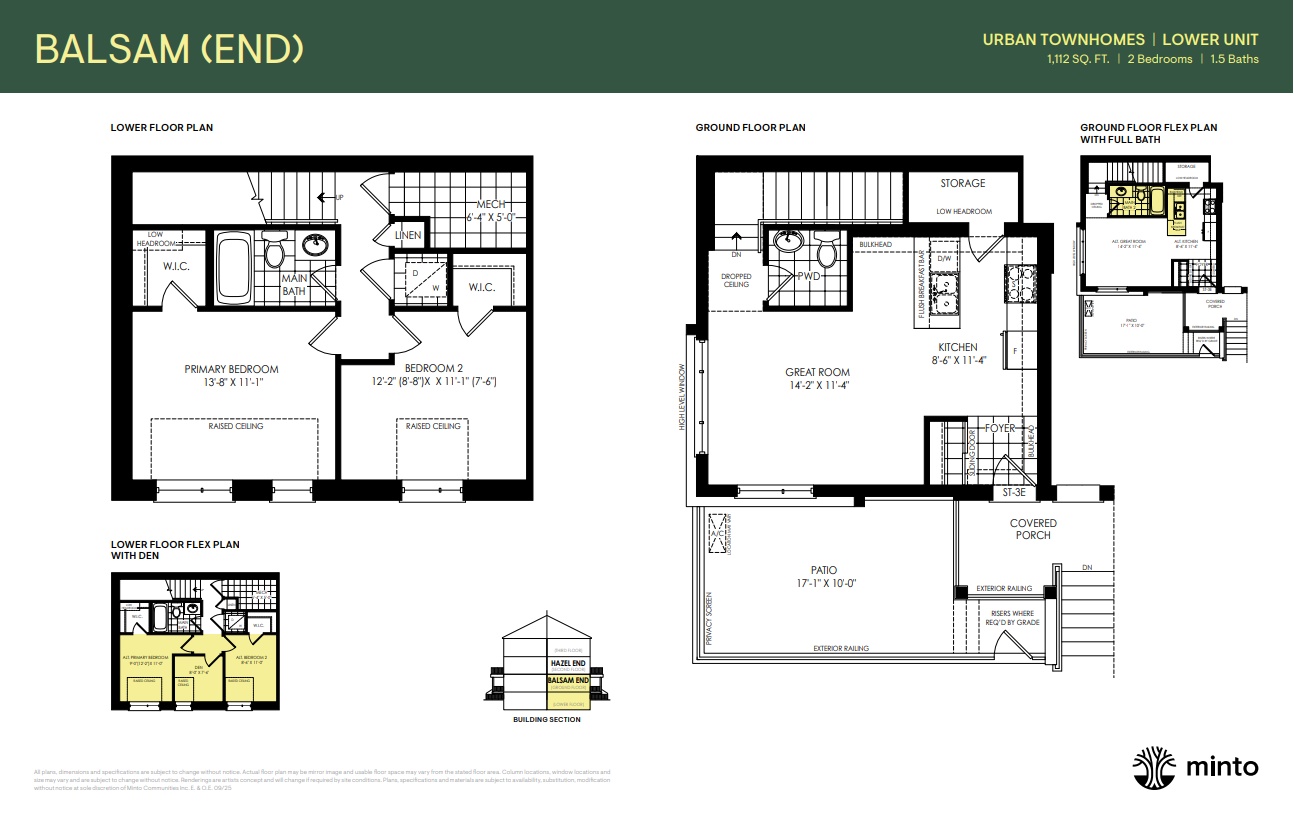 Balsam End - Elev. A plan preview