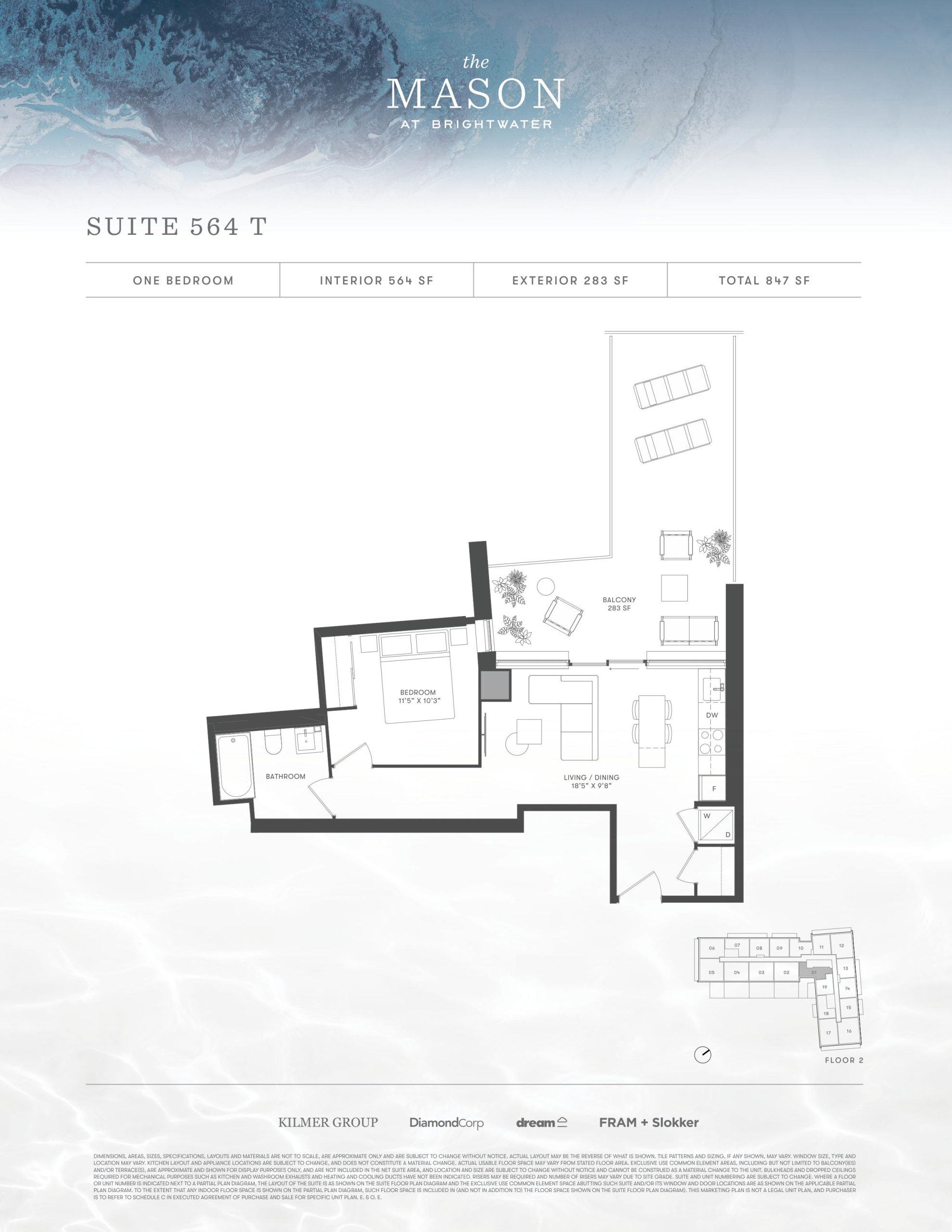 Suite 564 T plan preview