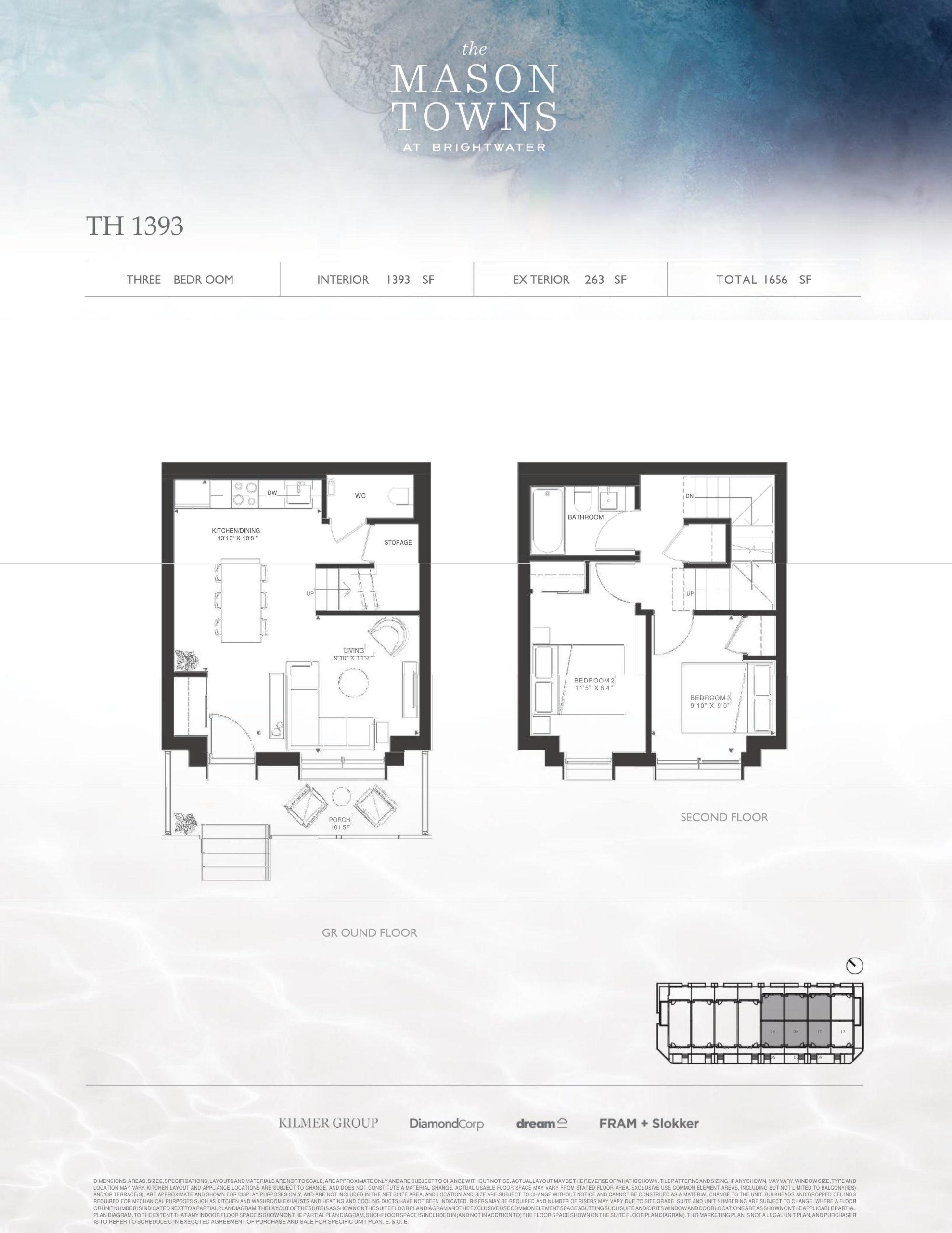 TH 1393 (Ground - 2nd Floor) plan preview