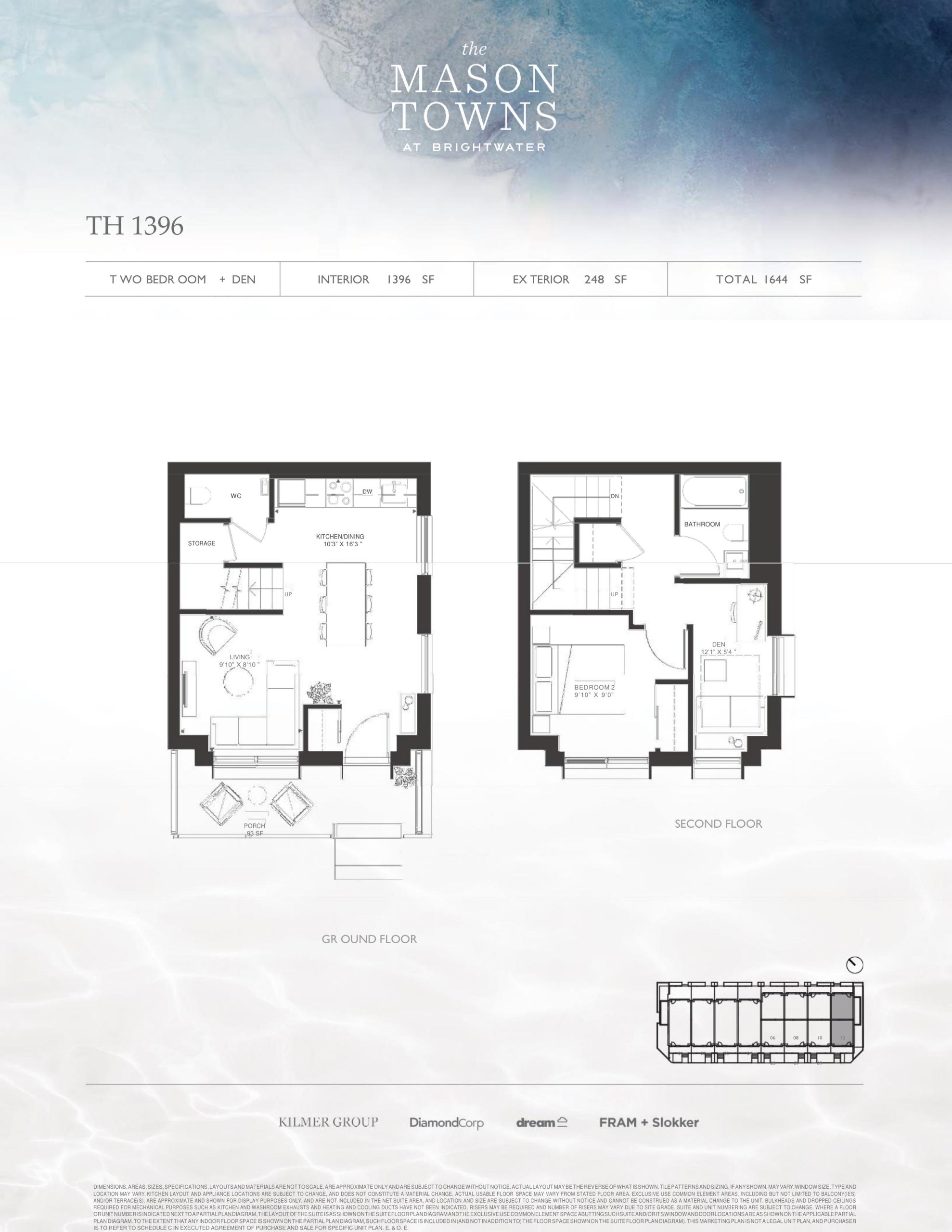TH 1396 (Ground - 2nd Floor) plan preview