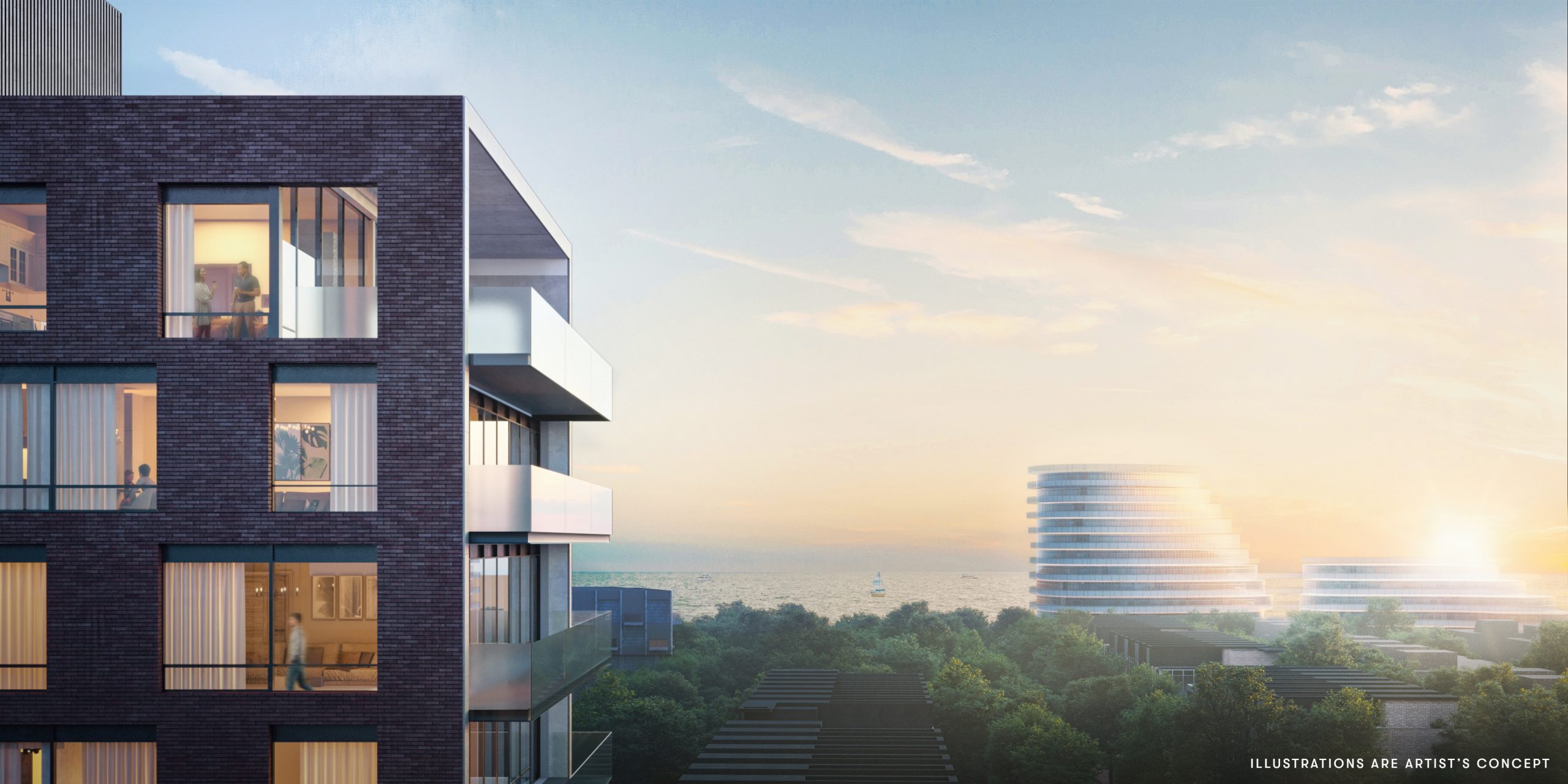 The Mason at Brightwater Condos, Mississauga. Artist’s rendering.