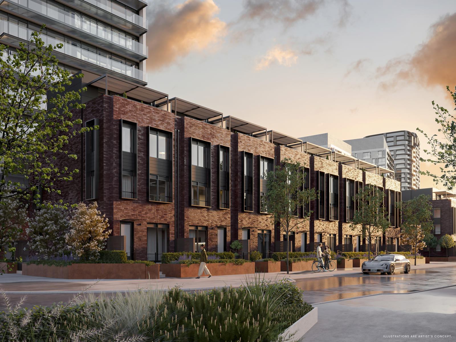 The Mason Towns at Brightwater, Mississauga. Artist’s rendering.