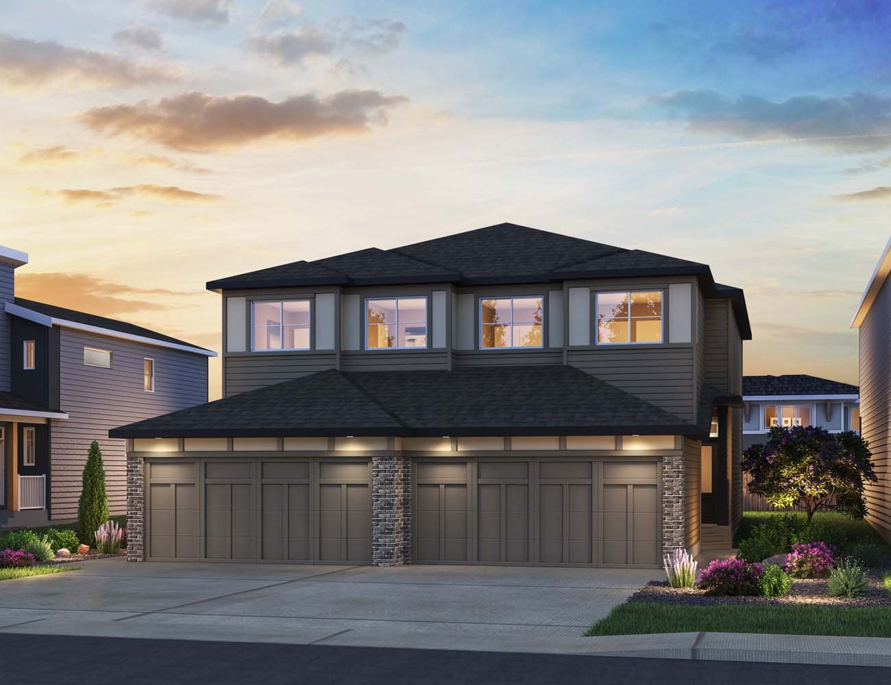 Duplex Collection - Hazel (Left) plan preview