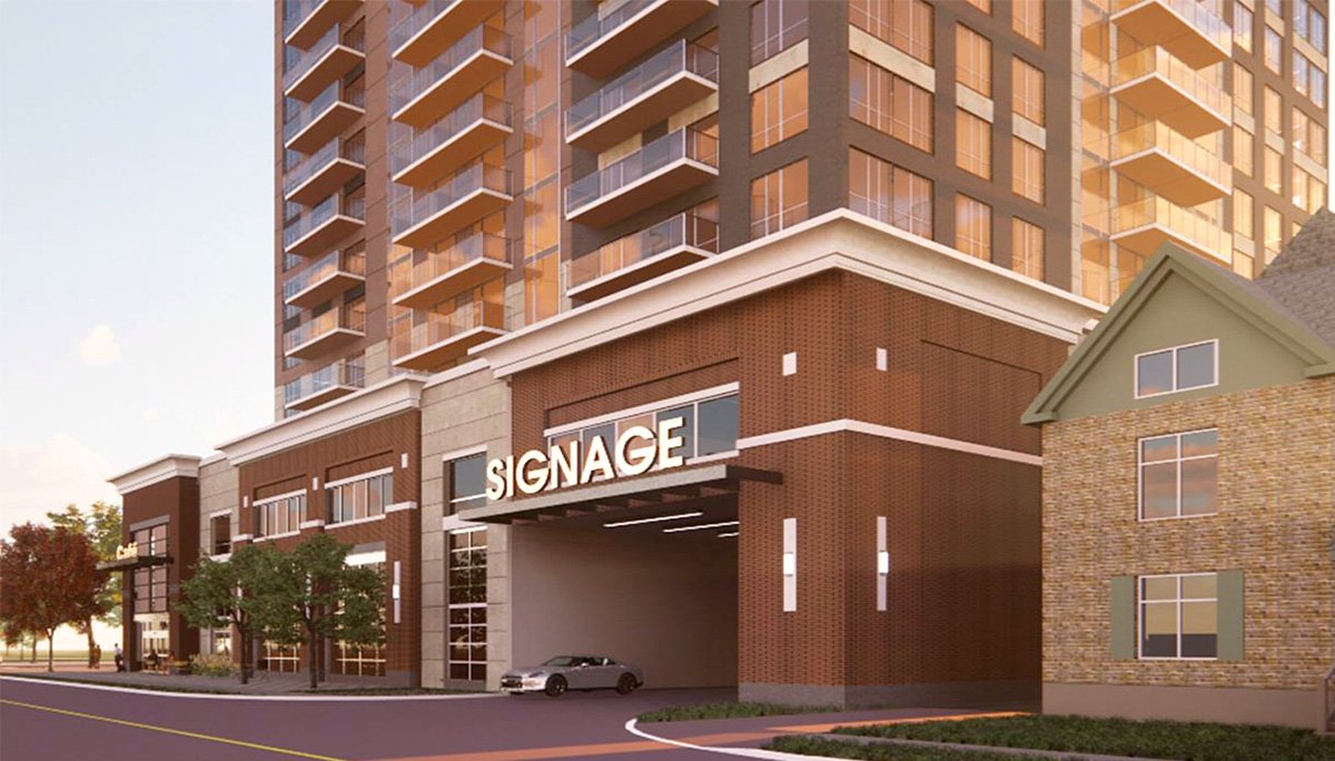 New modern high-rise condominium by Auburn Developments in London's premier Woodfield neighbourhood