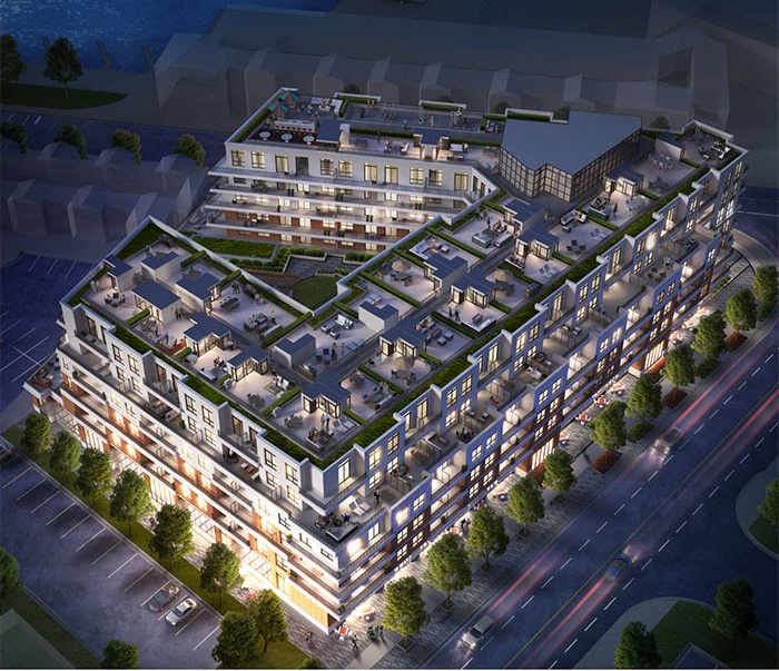 The Residences at Bronte Lakeside Condos, Oakville. Artist’s rendering.