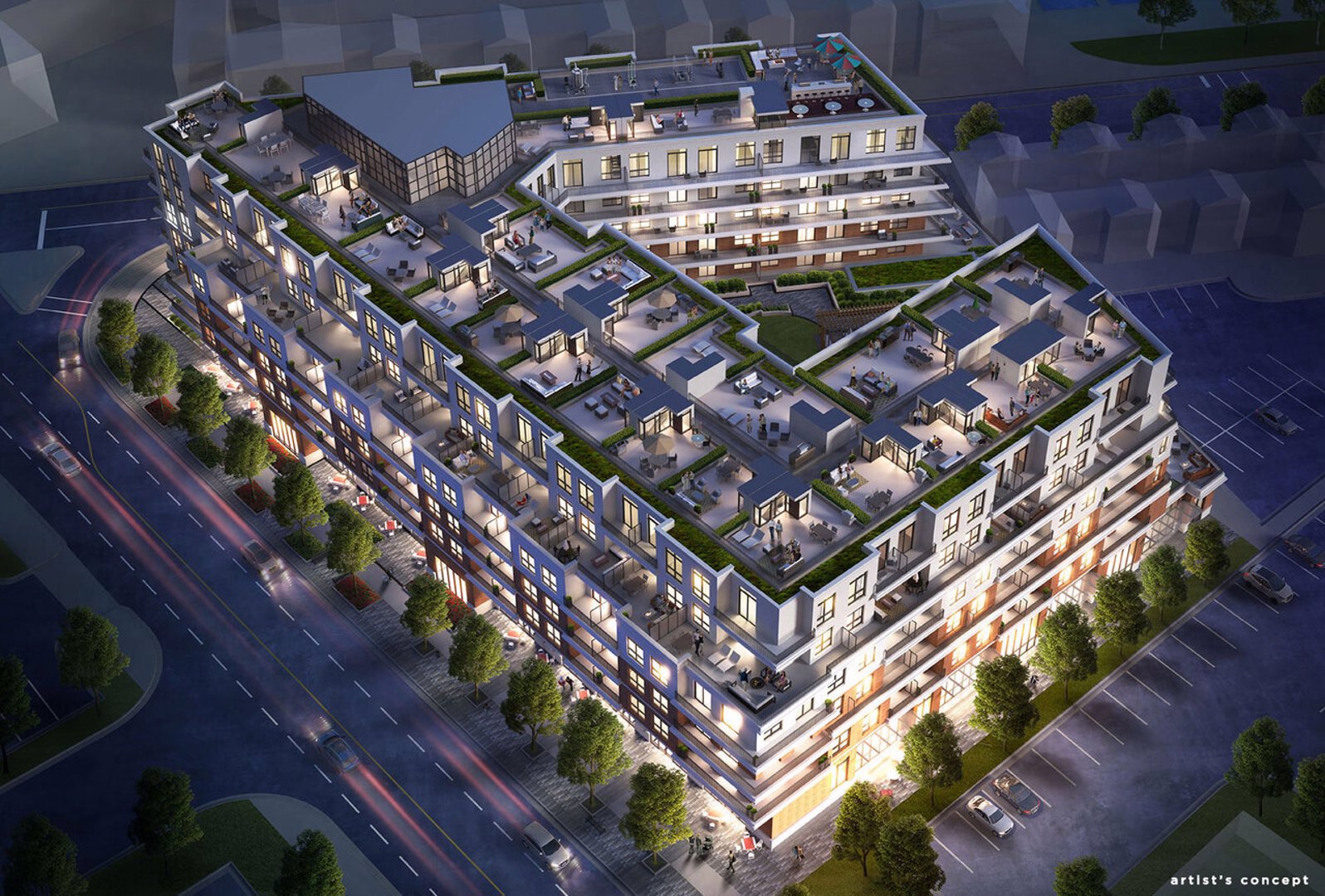 The Residences at Bronte Lakeside Condos rendering 3