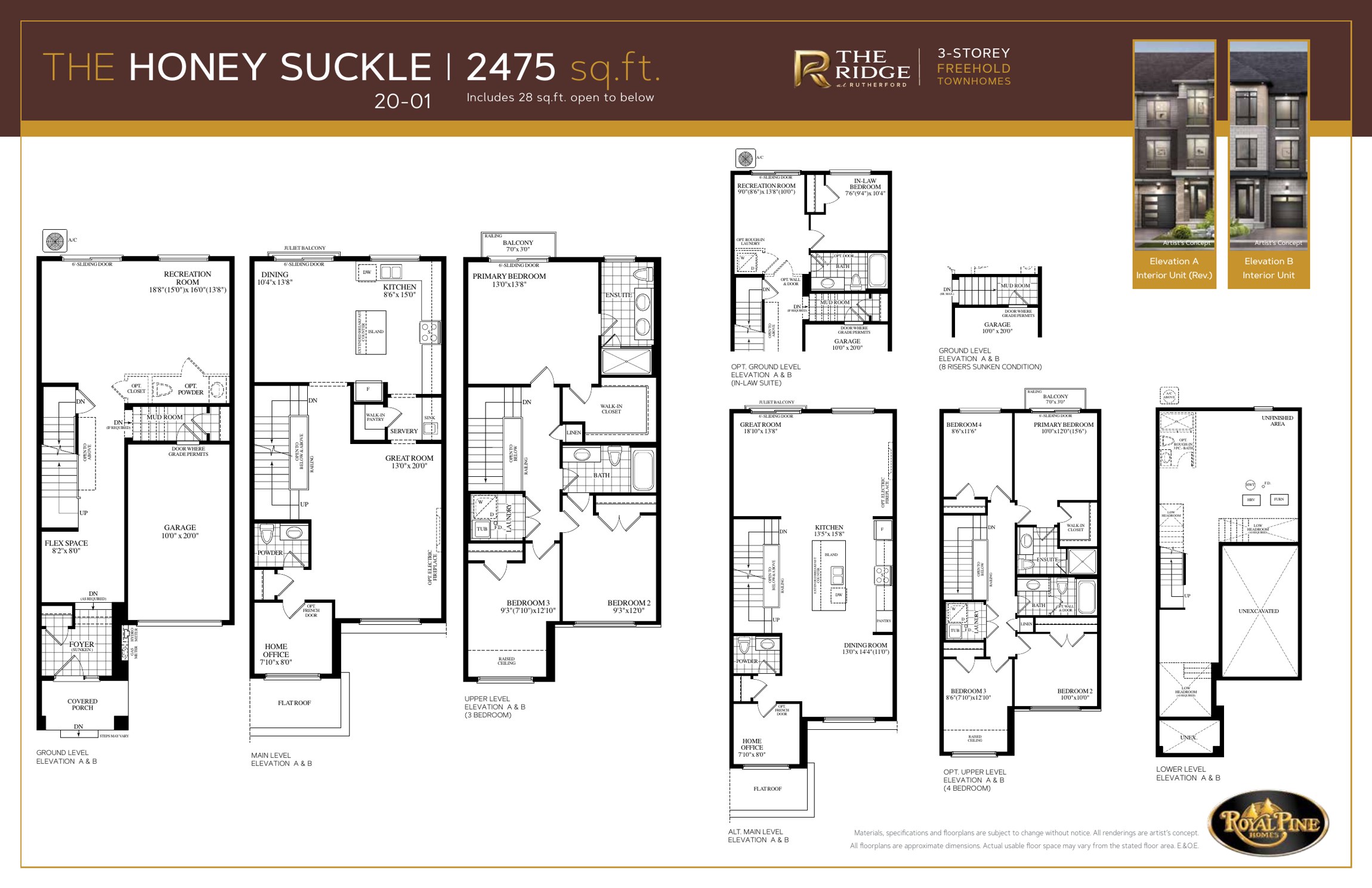 The Honeysuckle plan preview