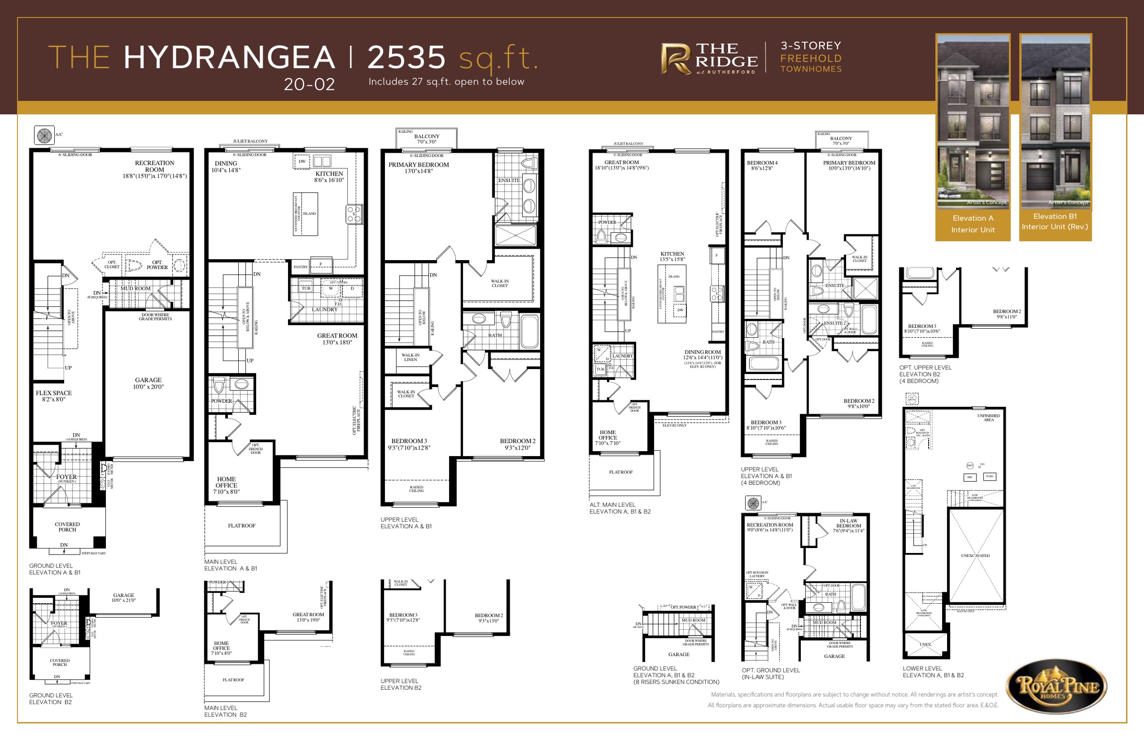 The Hydrangea floor plan