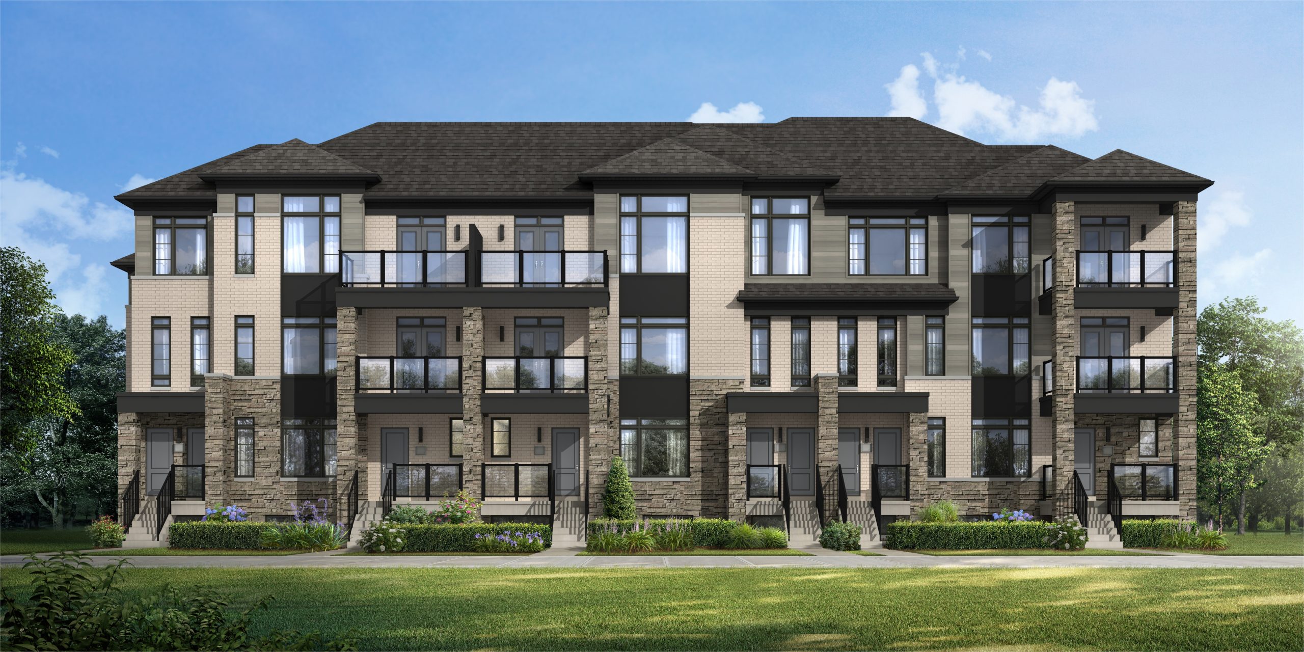 The Social Towns, Caledon. Artist’s rendering.