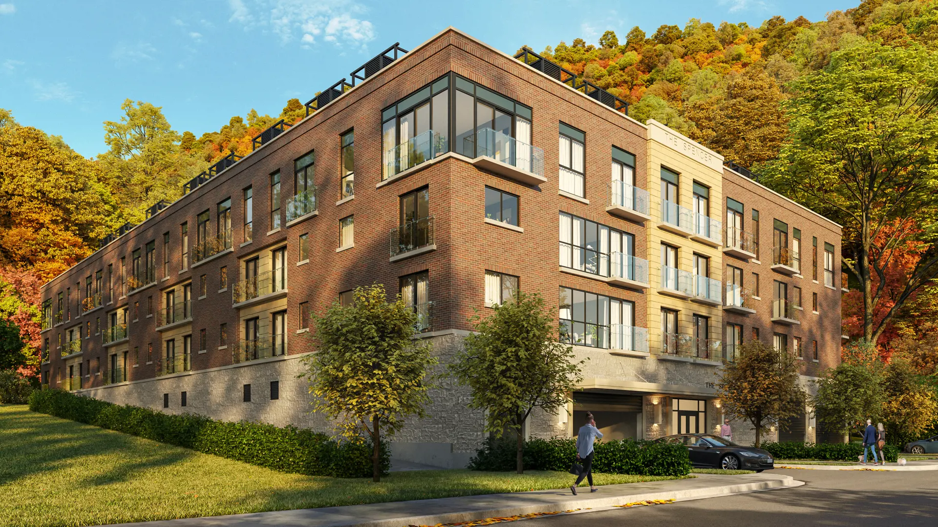 The Spencer At Dundas Peak rendering