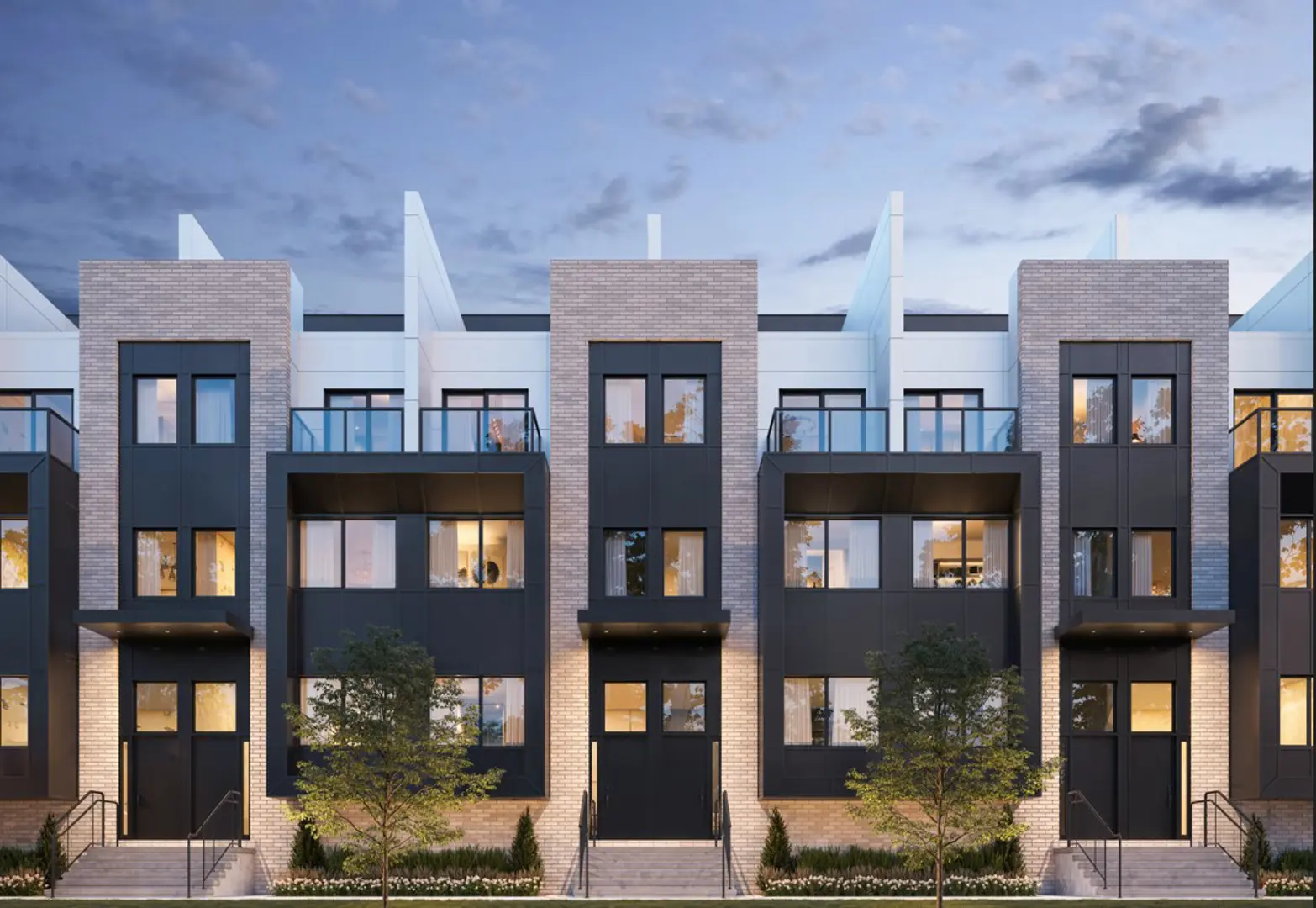The Towns of Lambton Mills, Toronto. Artist’s rendering.