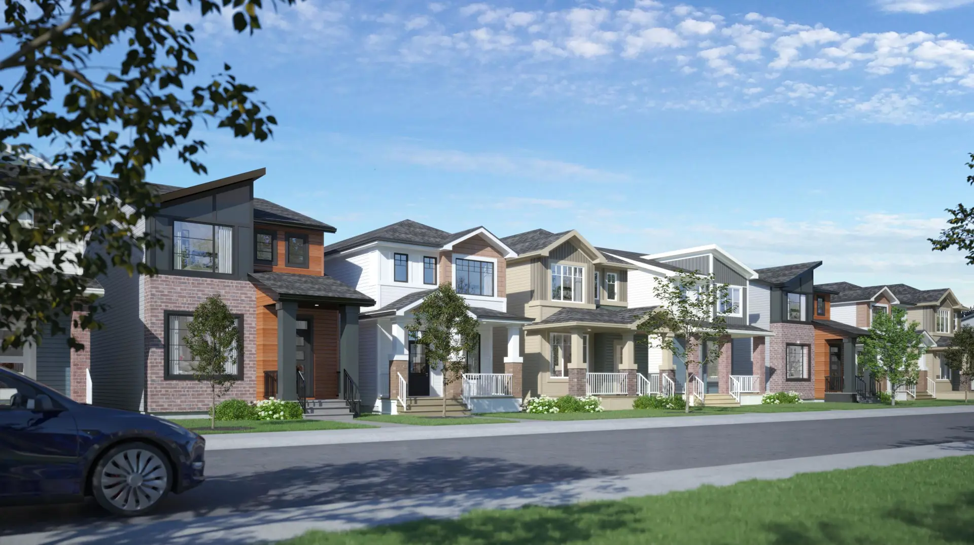 The Towns - Single-Family Homes, Regina. Artist’s rendering.