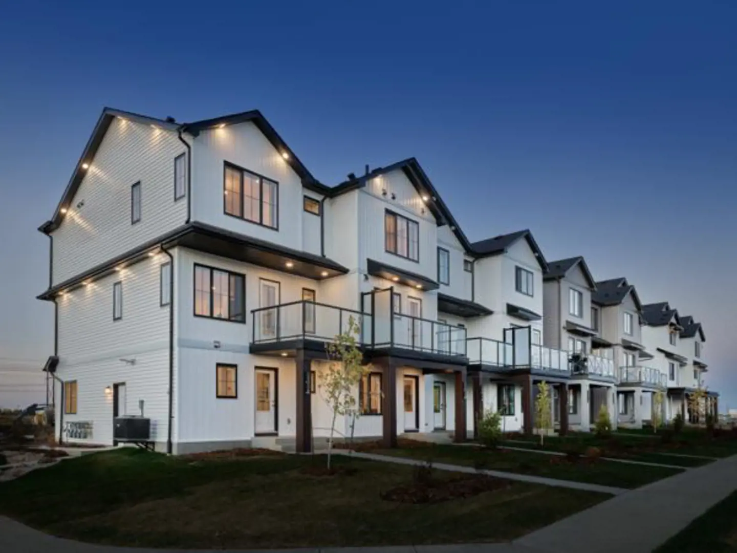 The Uplands at Riverview - Townhomes, Edmonton. Artist’s rendering.