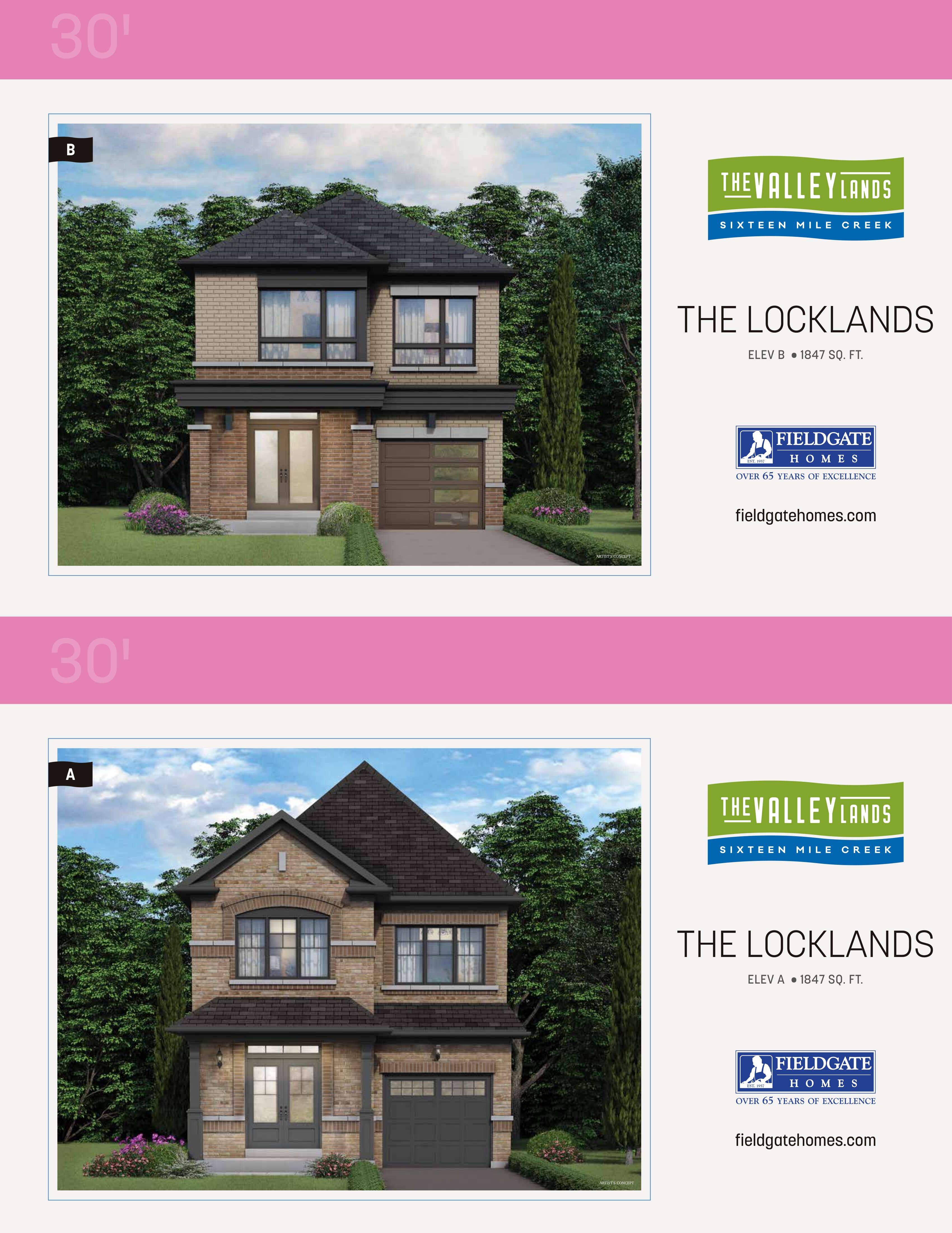 The Locklands - Elev. A plan preview