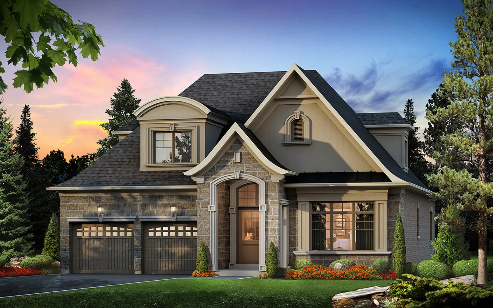 The View in Vaughan Exterior Rendering