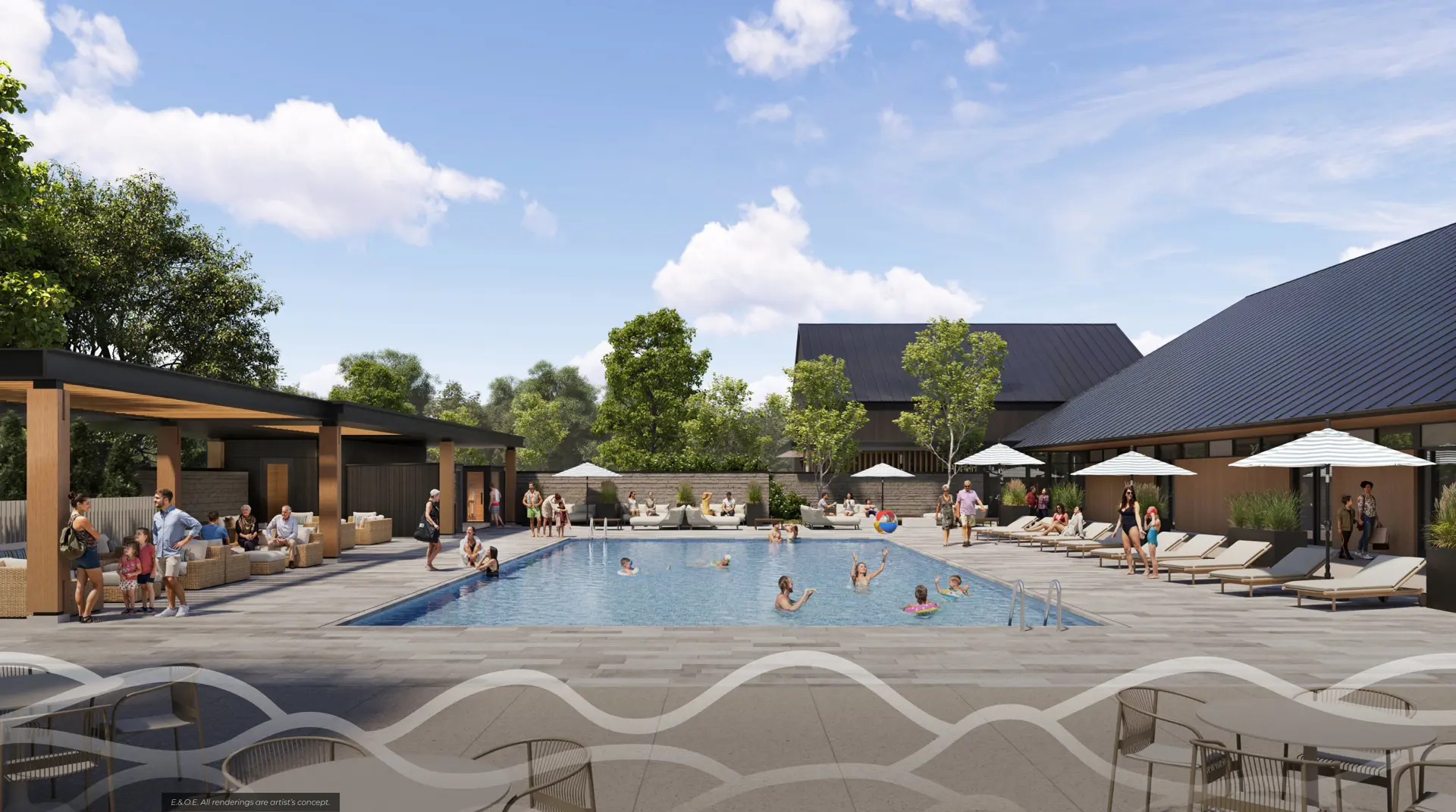 The Villages at Clarence Crossing supplied project rendering