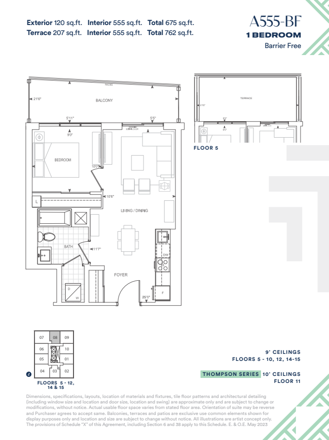 A555-BF plan preview