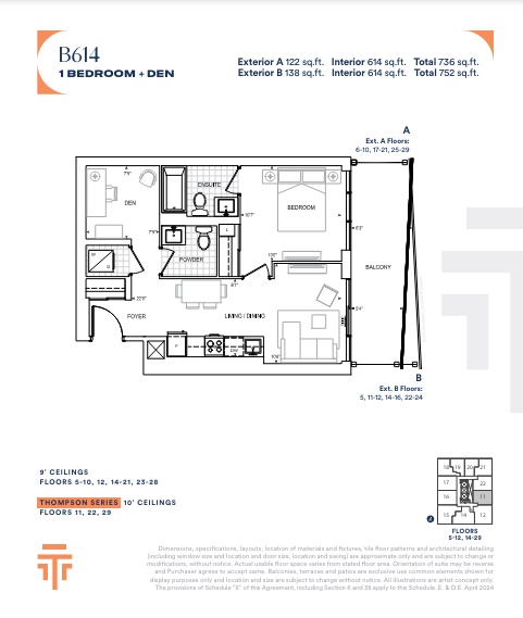 B614 plan preview