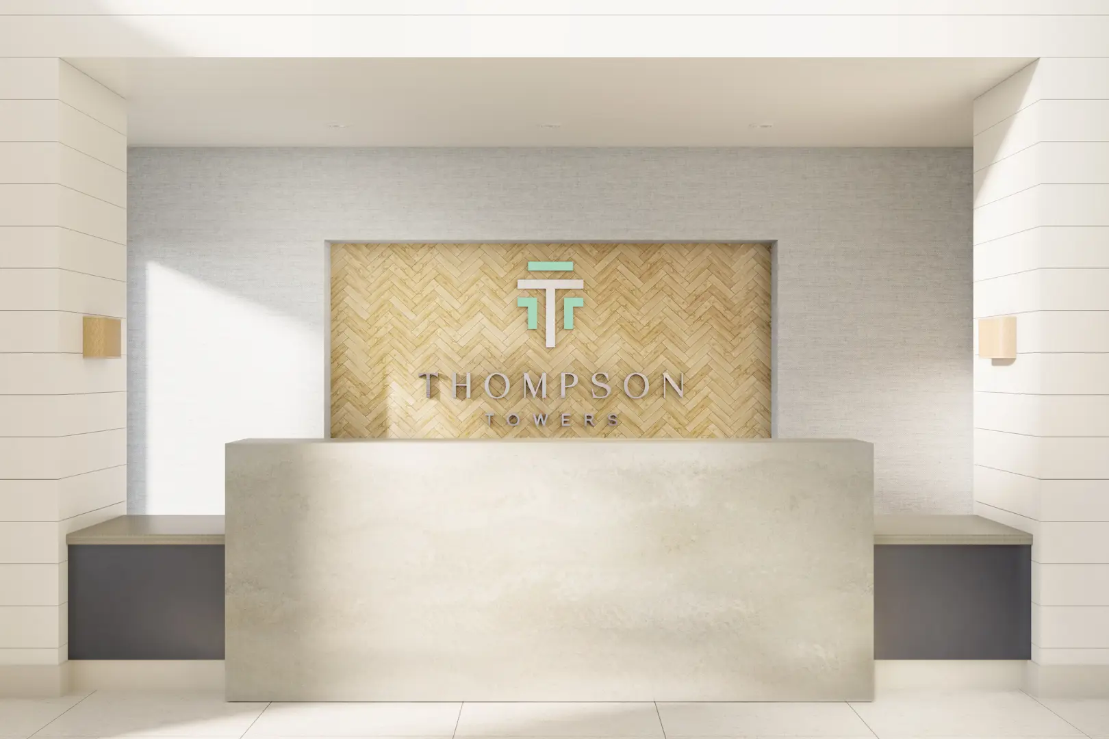 Thompson Towers - Spring, Milton. Artist’s rendering.
