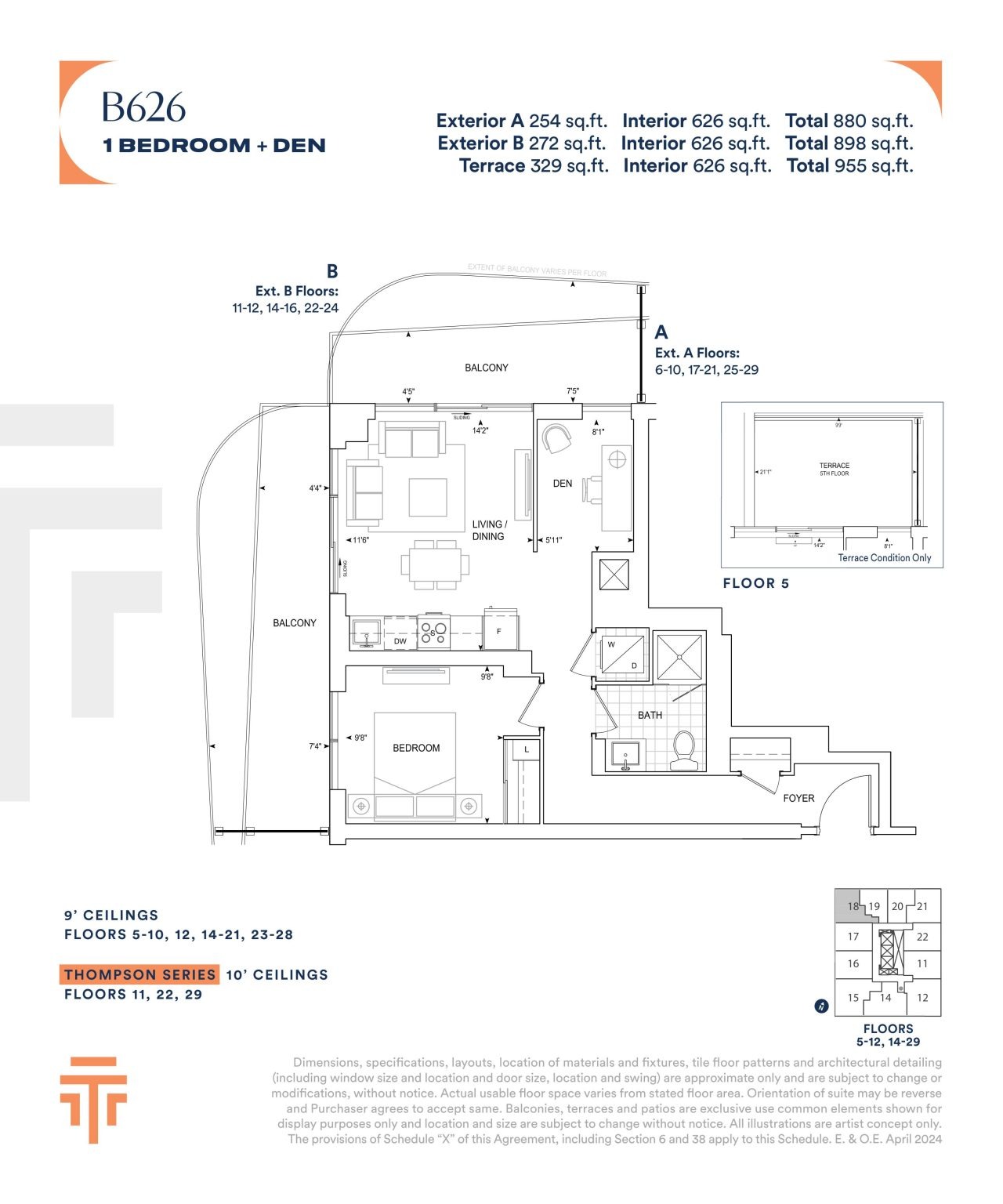 B626 plan preview