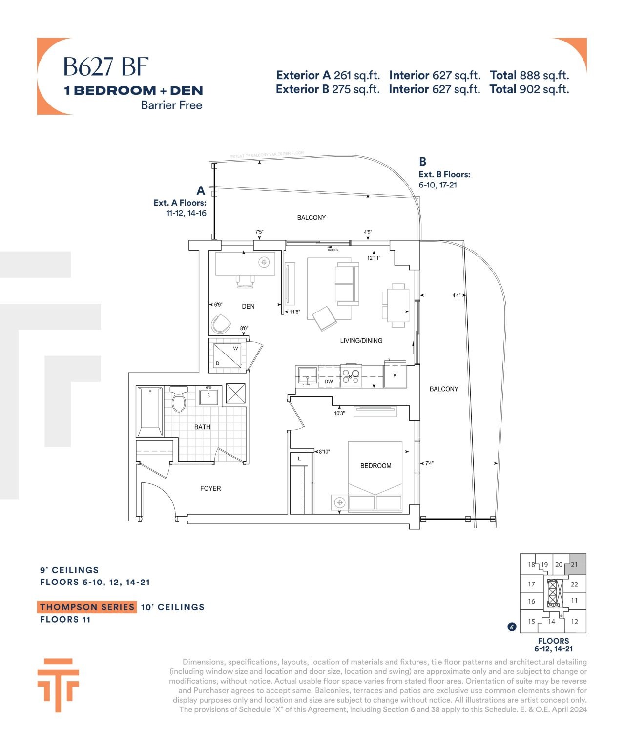 B627 BF plan preview