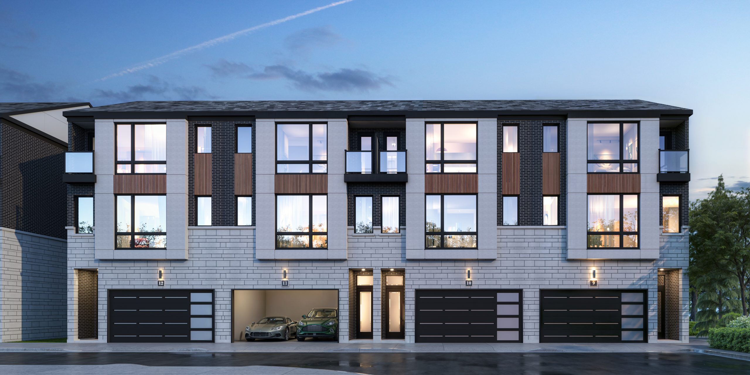 Thornhill Heights Towns, Toronto. Artist’s rendering.