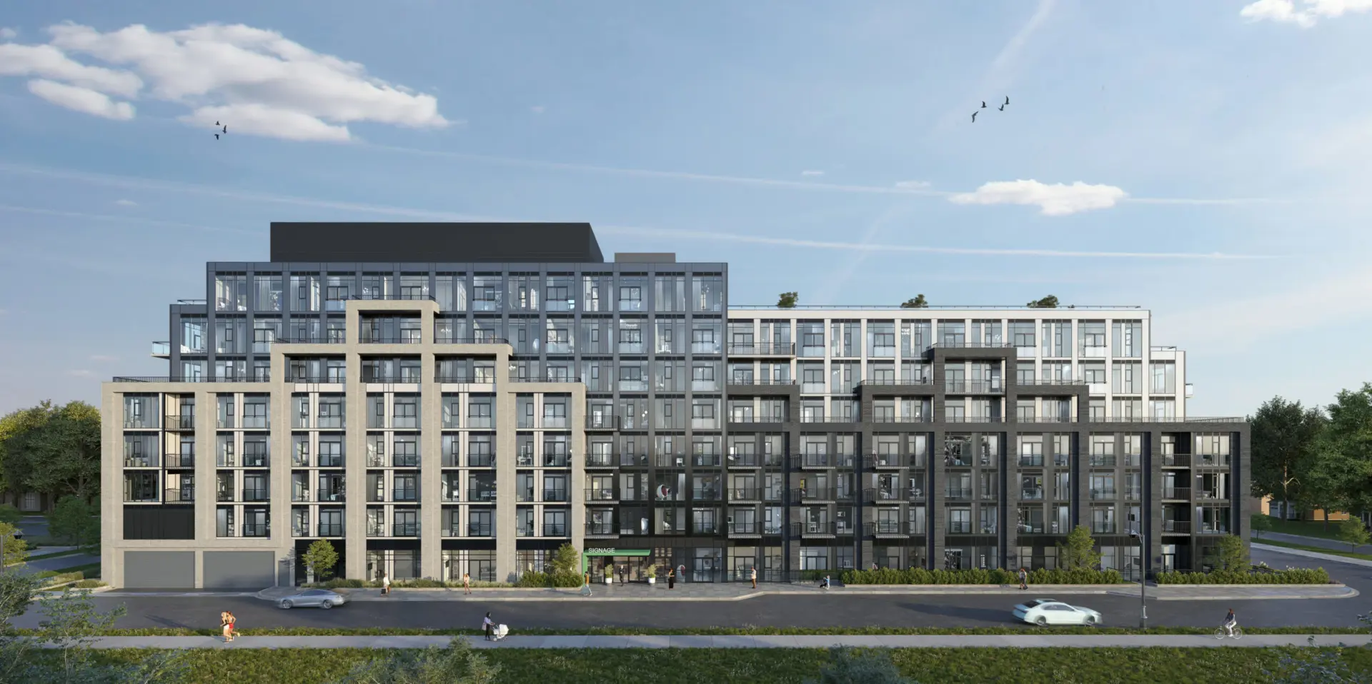 Thornhill Walk - Merrydale Residences, Vaughan. Artist’s rendering.