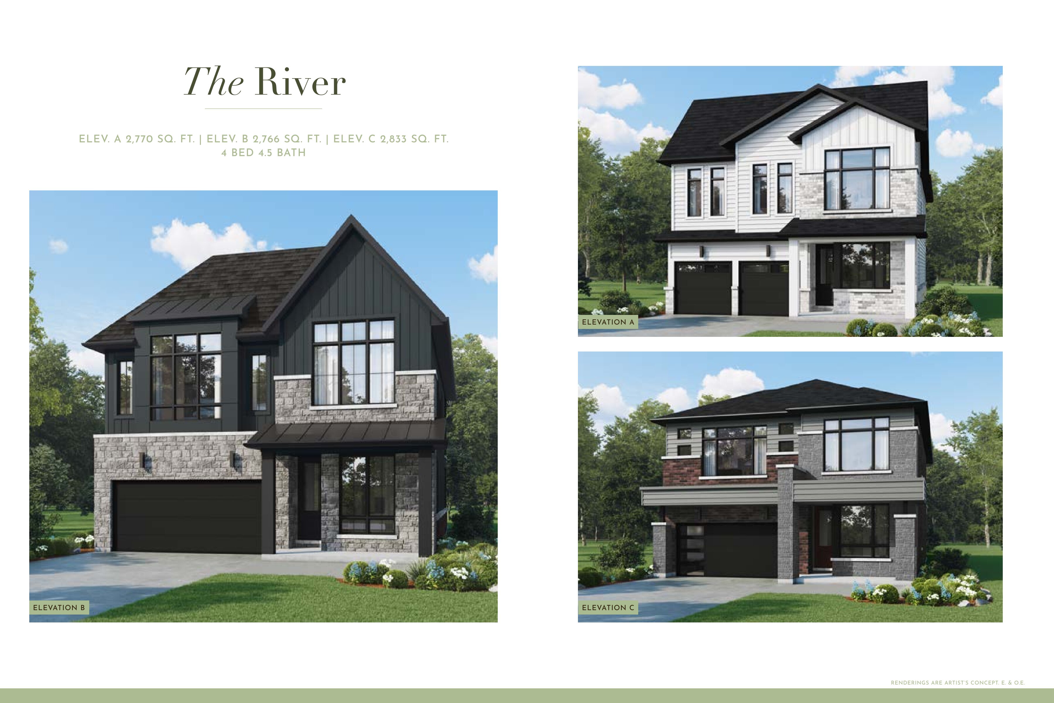 The River B floor plan