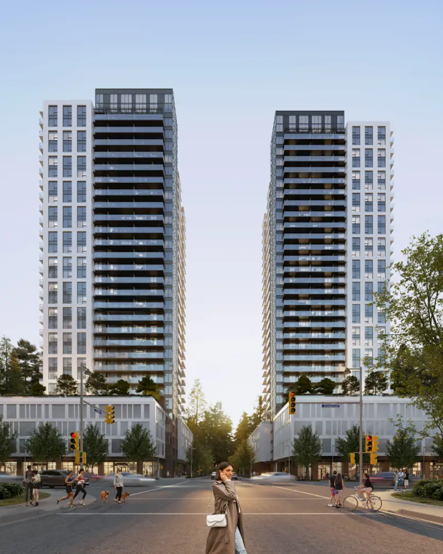 Town and Centre - South Tower, Port Coquitlam. Artist’s rendering.