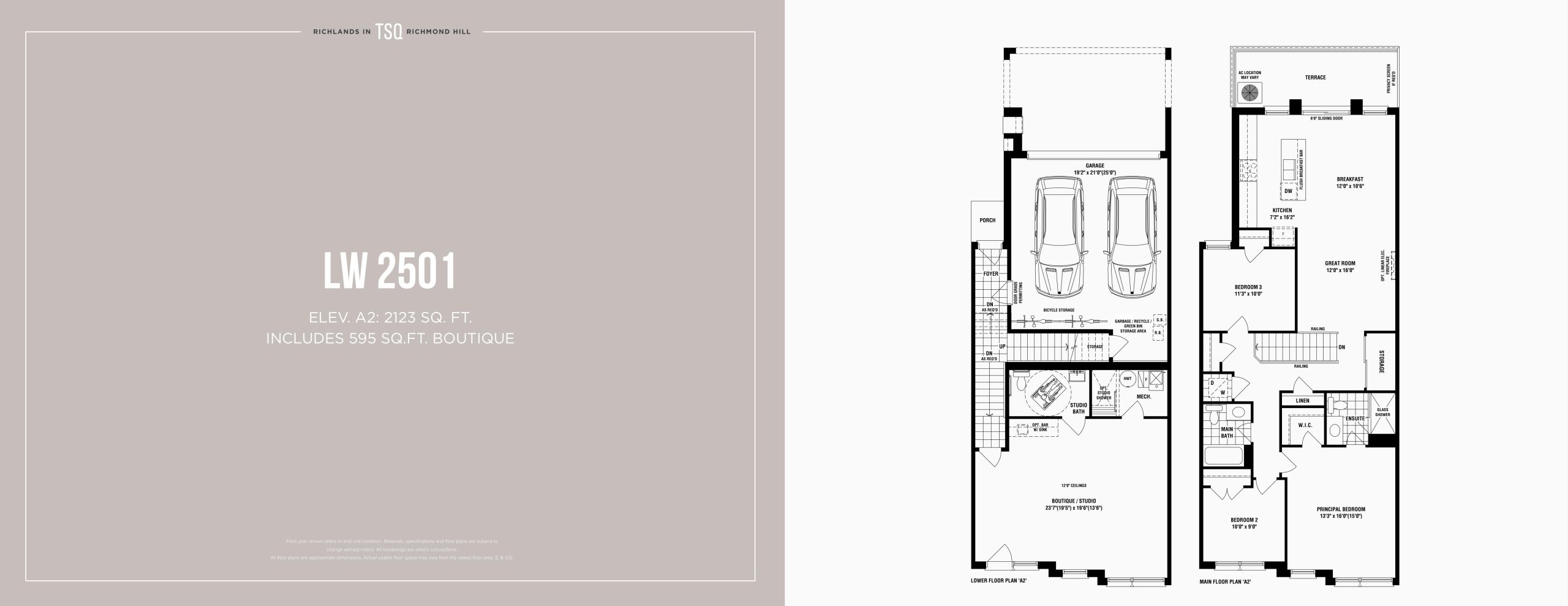 LW 2501 - Elev. A2 plan preview