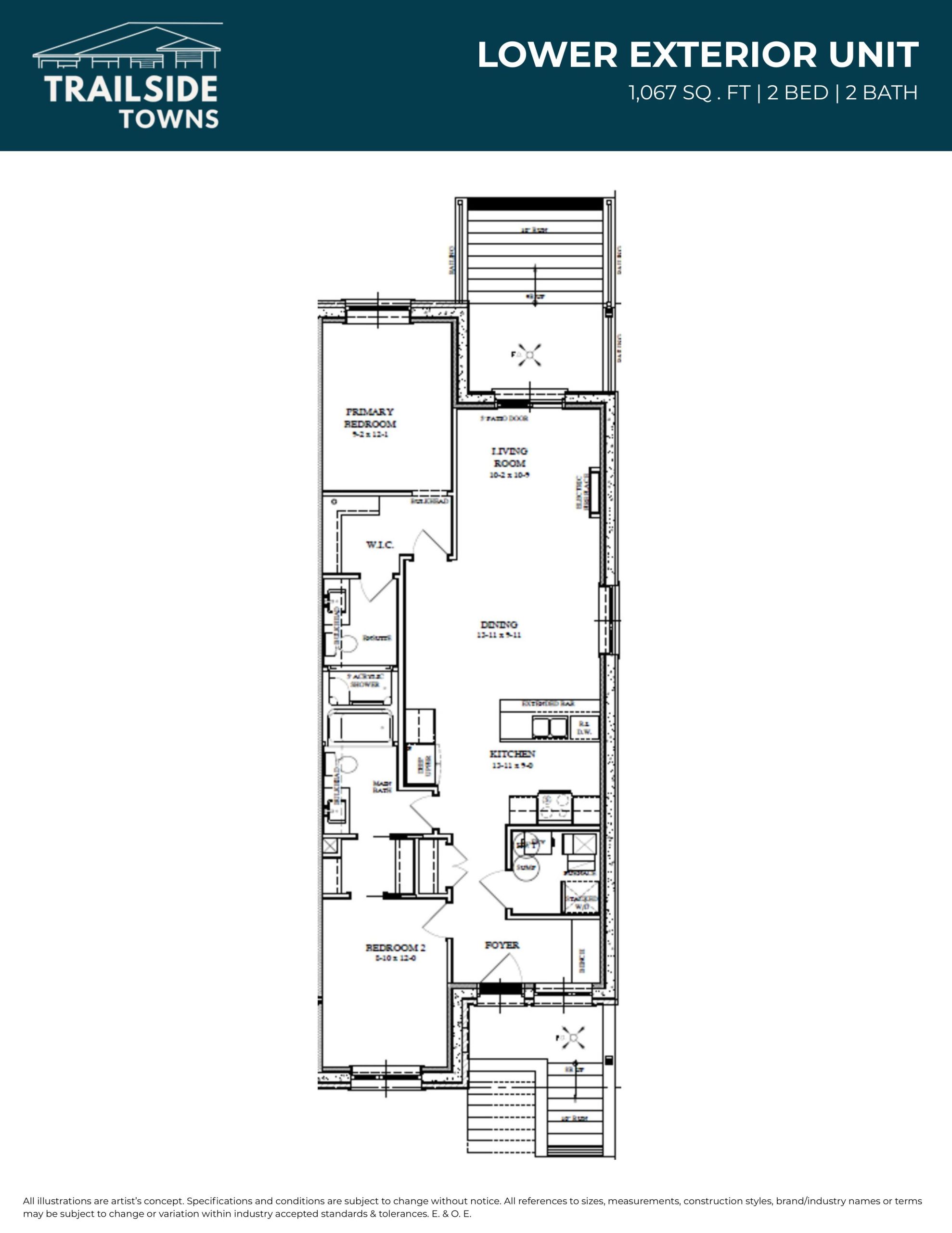 Lower Exterior Unit plan preview