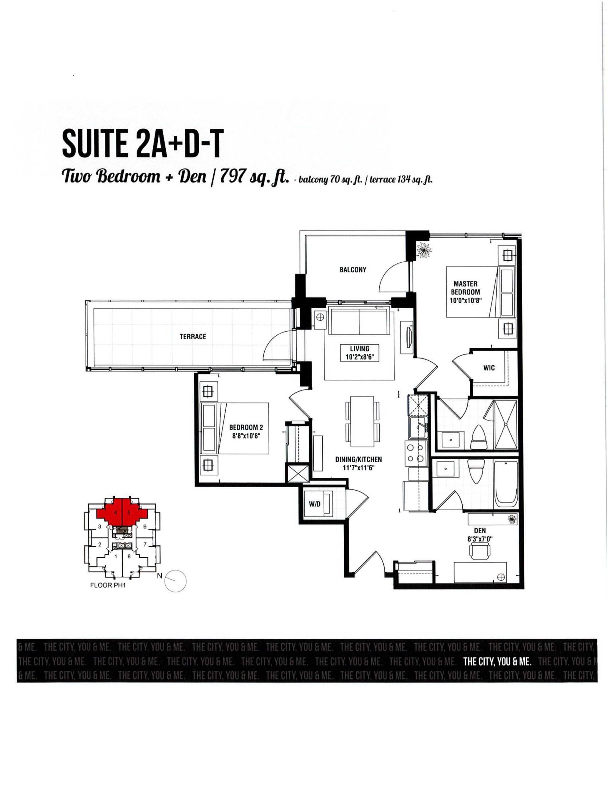 Suite 2A+D-T plan preview
