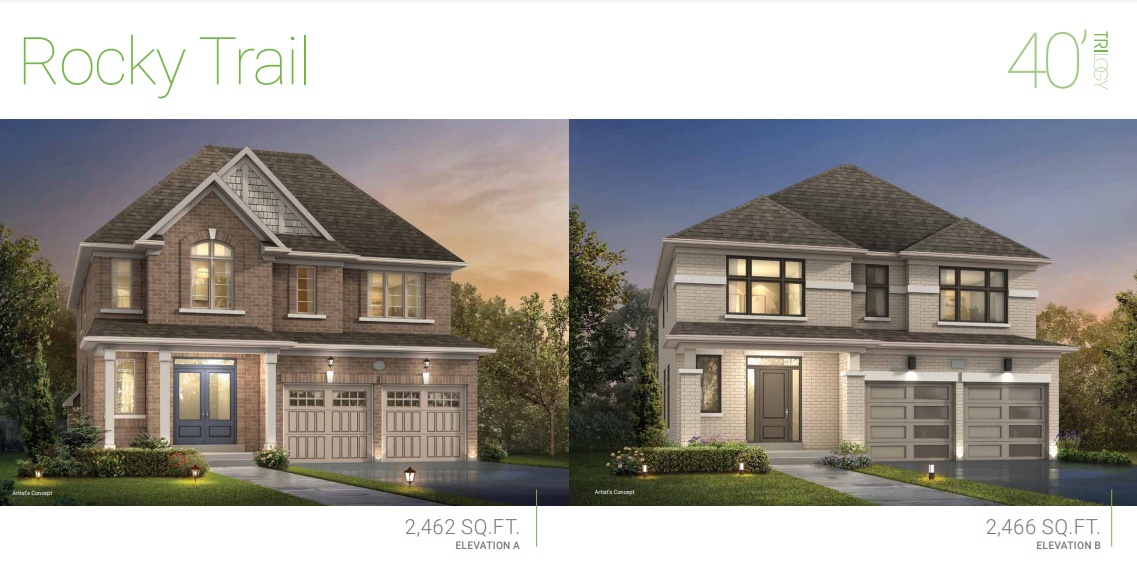 The Rocky Trail - Elev. B floor plan
