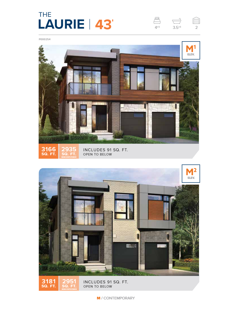 The Laurie Contemporary 2 floor plan