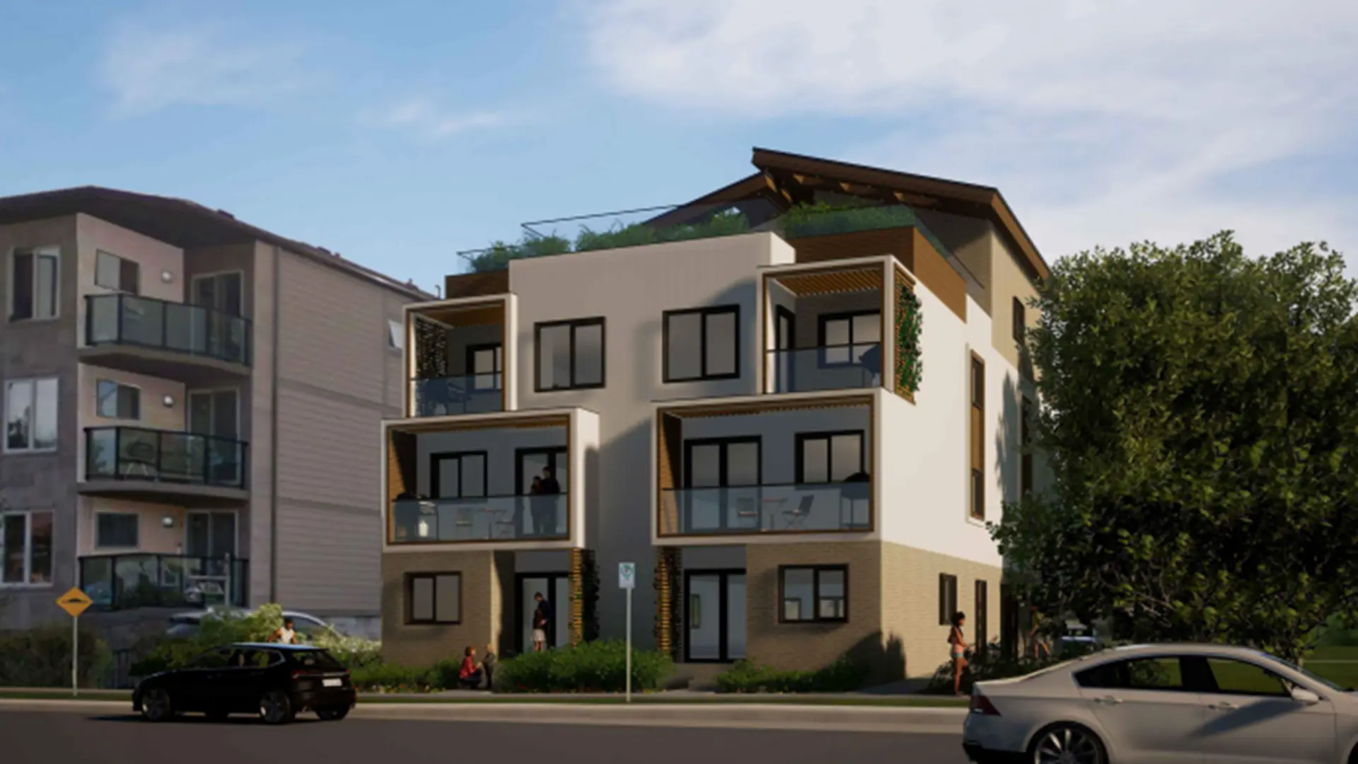 Tuxedo Apartment Building, Calgary. Artist’s rendering.