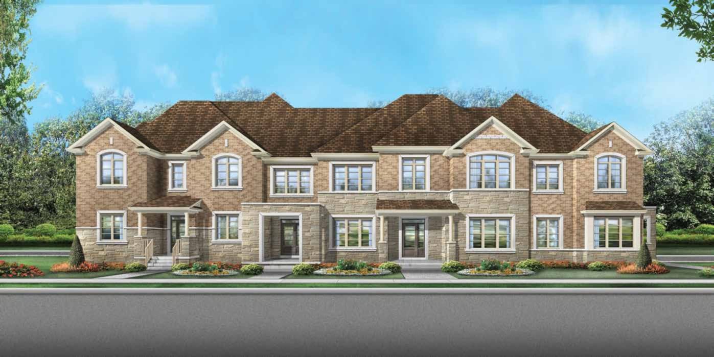 Union Glen - Single-Family Homes, Markham. Artist’s rendering.