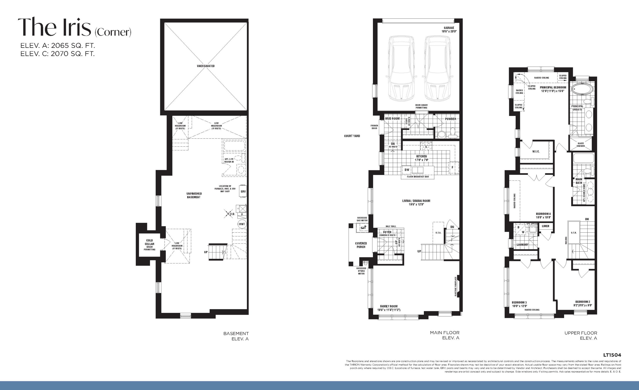 The Iris (Corner) plan preview