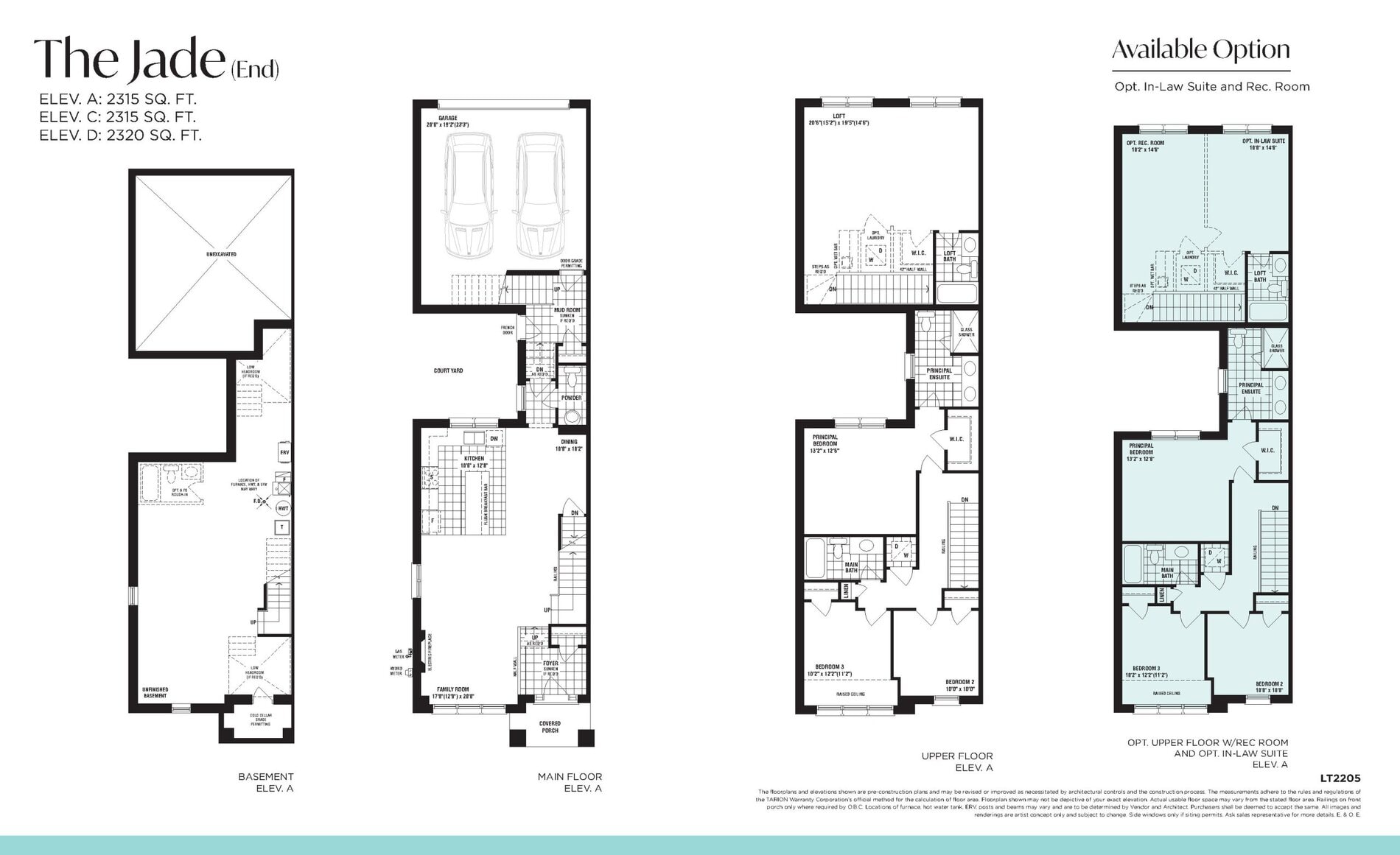 The Jade (End) floor plan