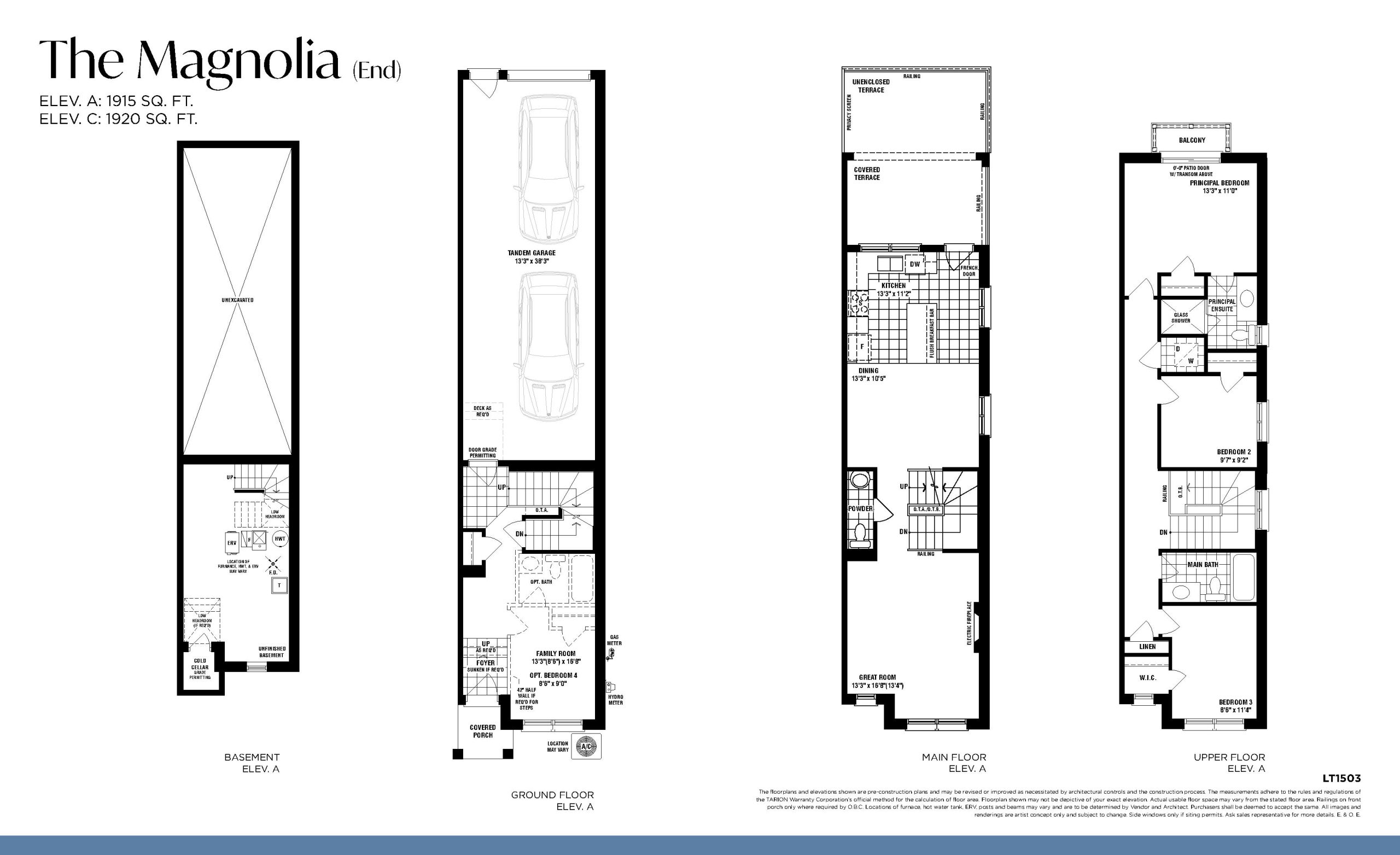 The Magnolia (End) plan preview