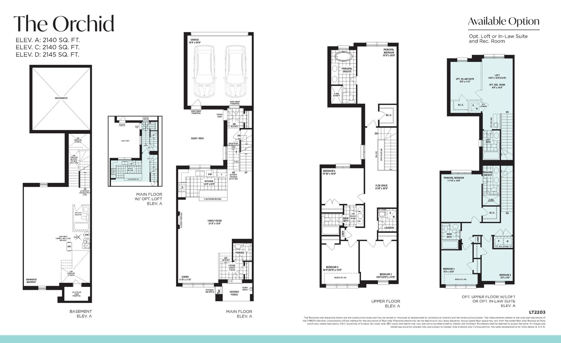 The Orchid floor plan