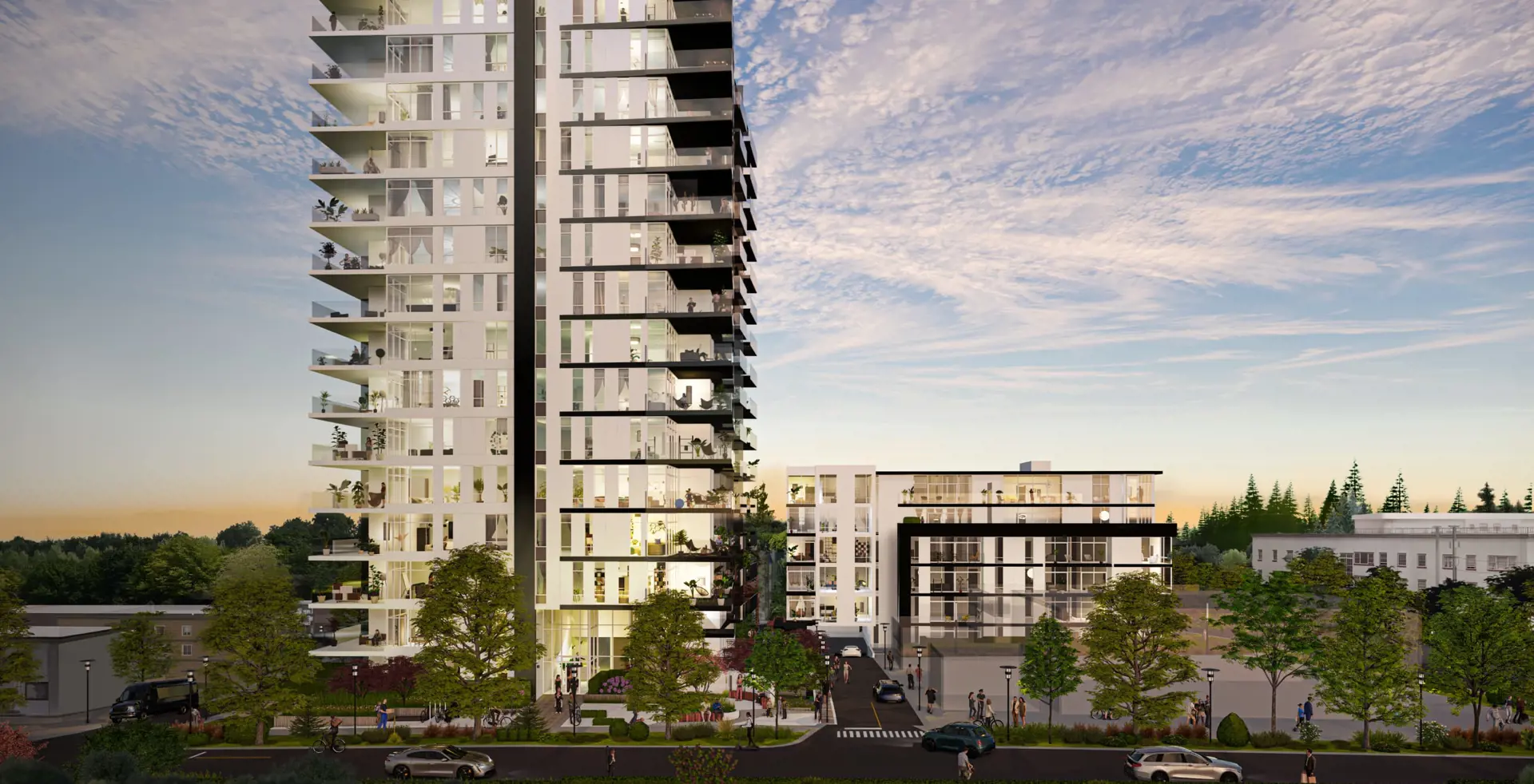 University Boulevard & Allison Road Condos, University Endowment Lands. Artist’s rendering.