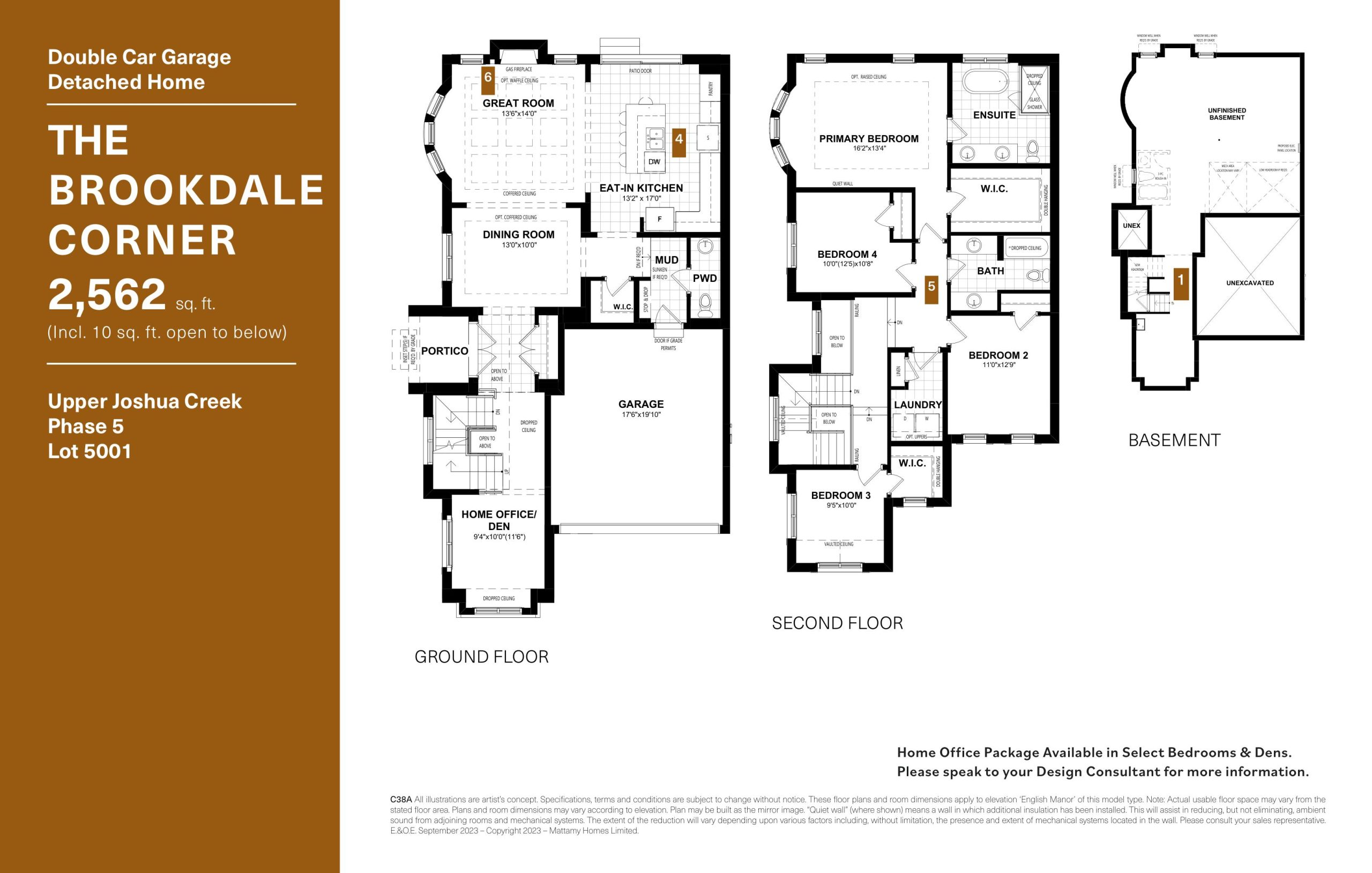 The Brookdale Corner - Lot 5001 plan preview