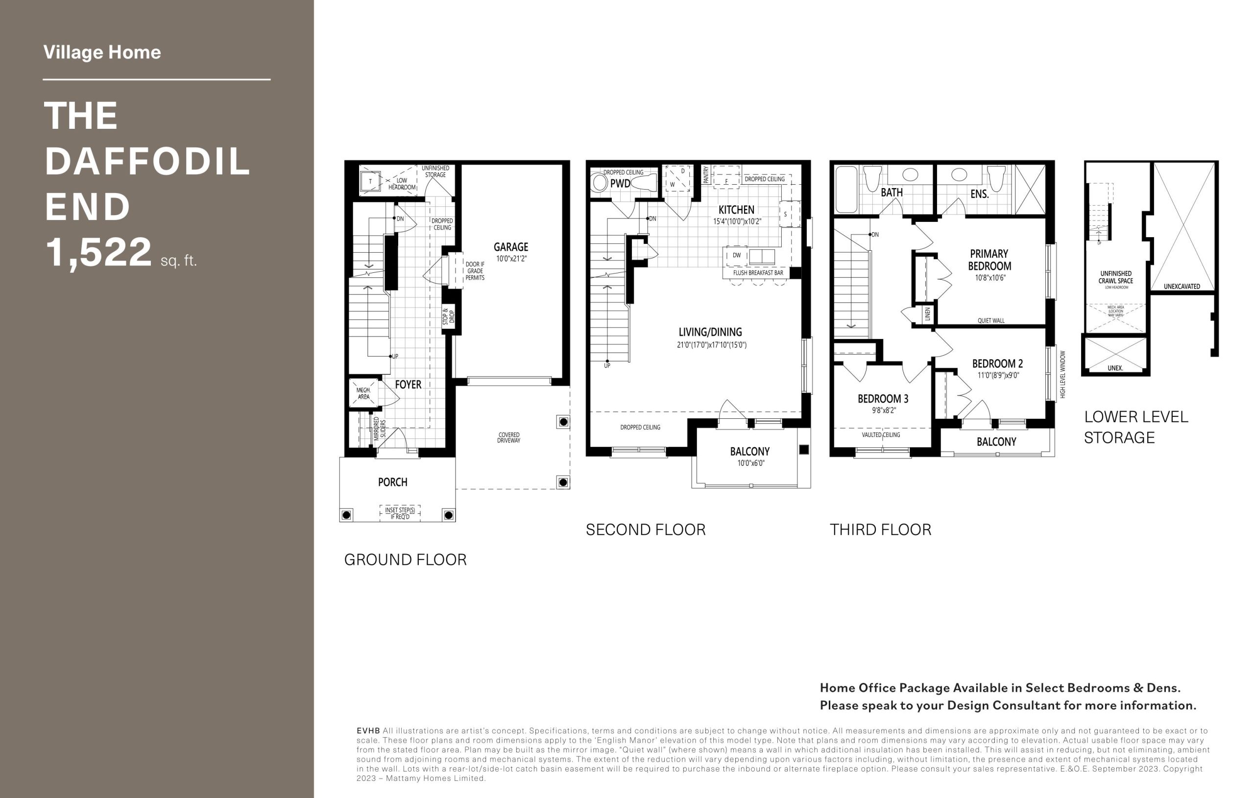 The Daffodil End plan preview