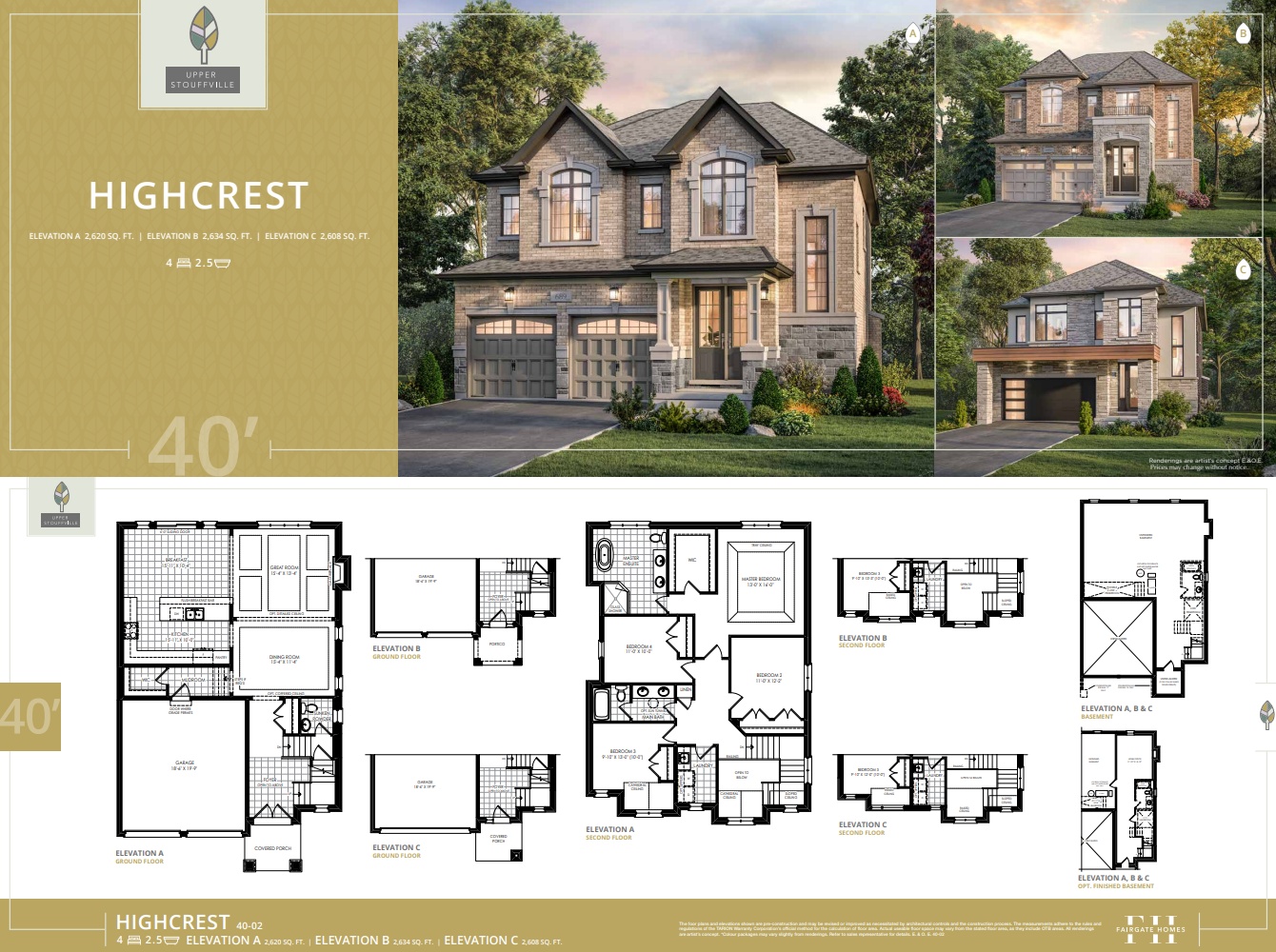Highcrest - Elev. C plan preview