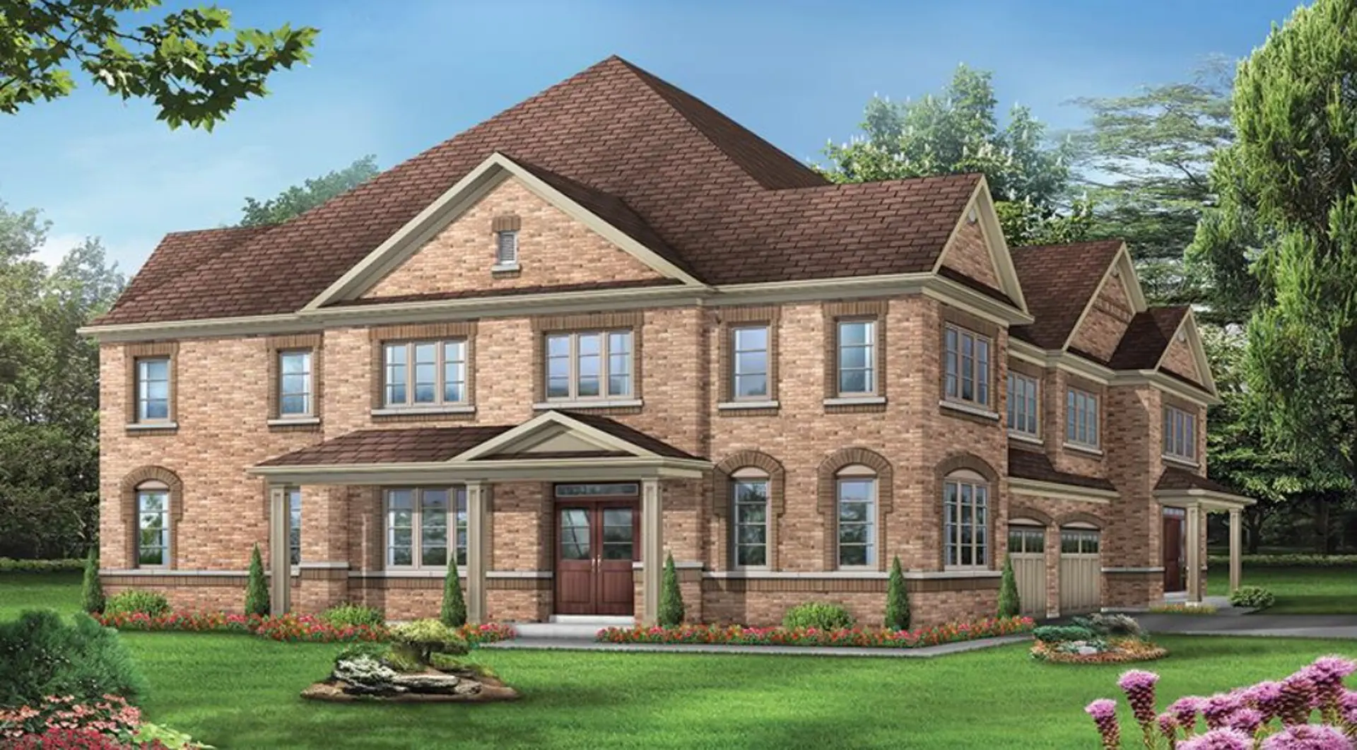 Upper Valleylands - Townhomes, Caledon. Artist’s rendering.
