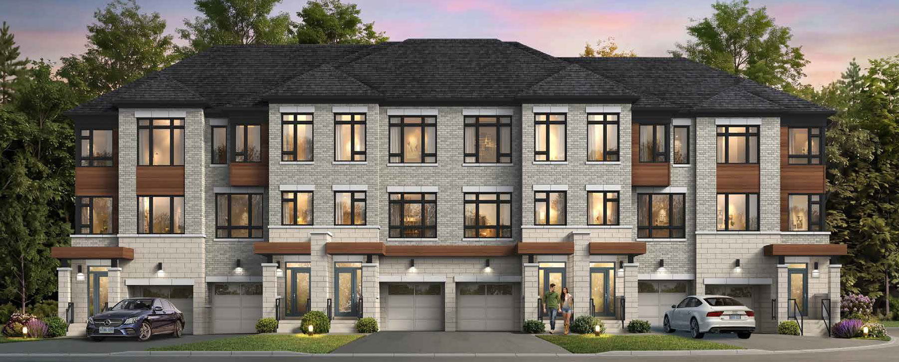 Valley Brooke Townhomes by Tiffany Park Homes supplied project rendering